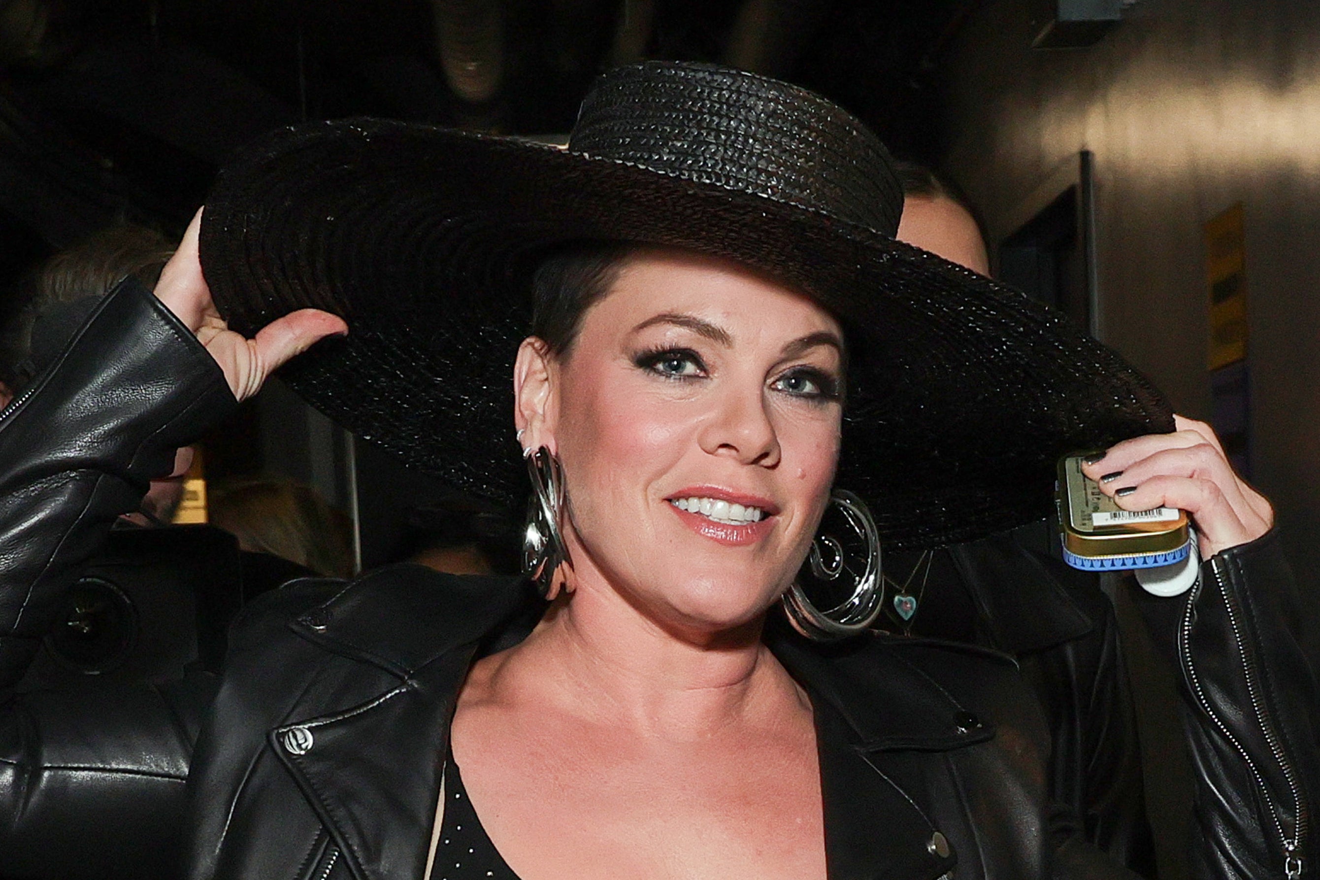 Pink attending the FIREAID Benefit Concert for California Fire Relief at The Kia Forum on January 30, 2025
