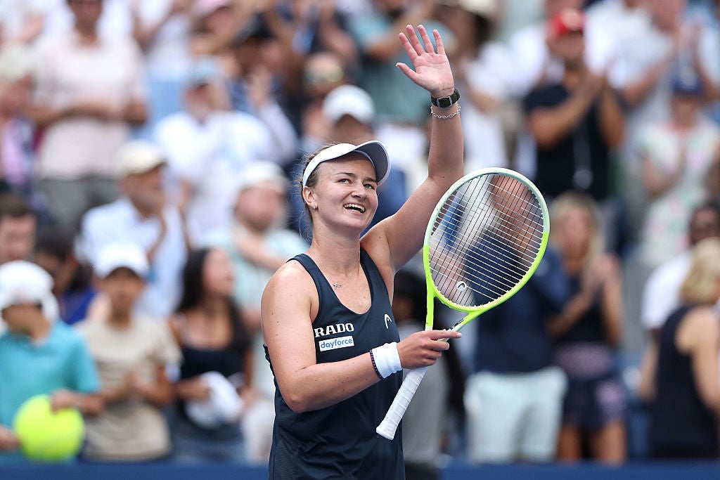 Krejcikova prevailed to reach the quarter-finals