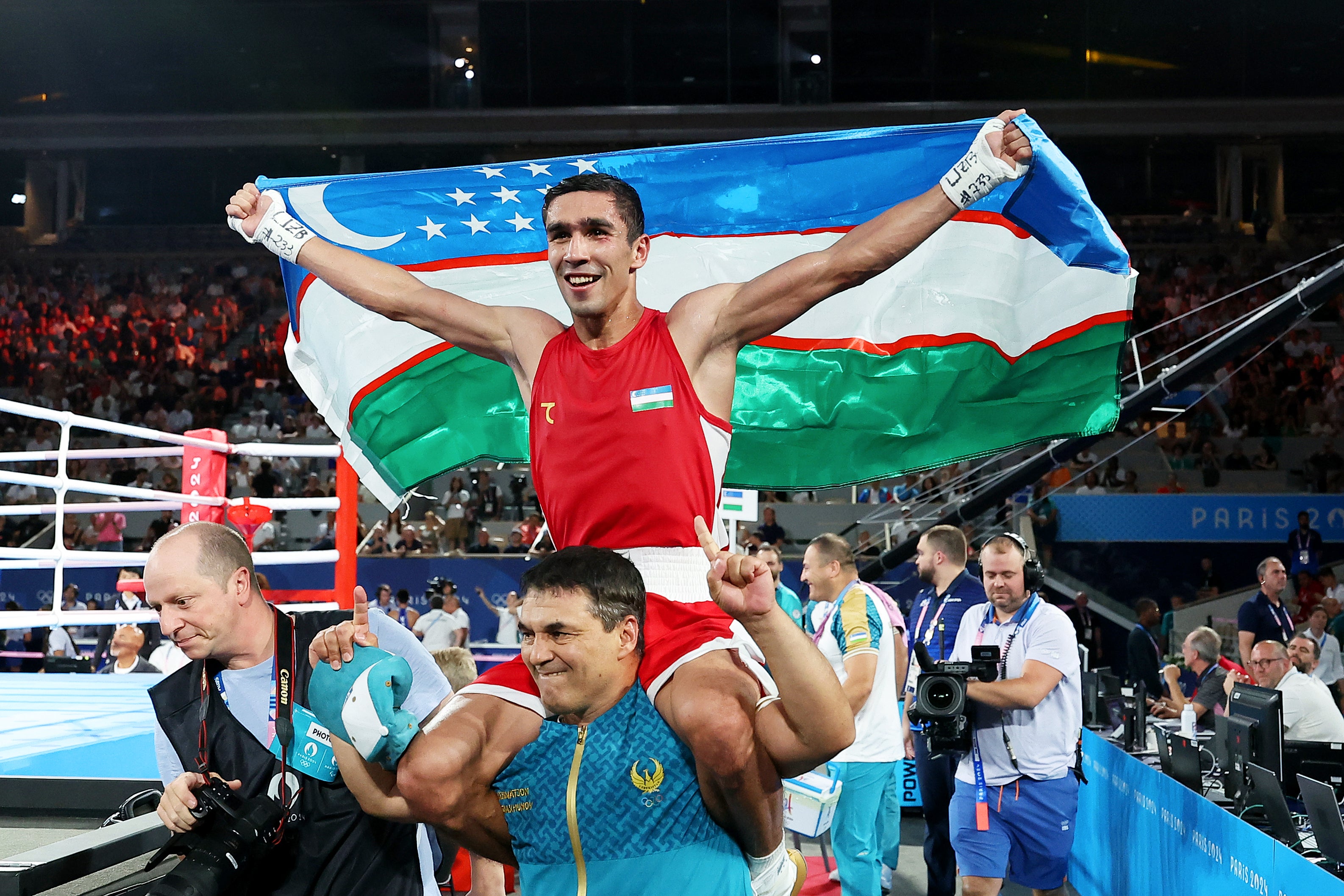 Abdumalik Khalokov is a genuine boxing superstar and a national hero in Uzbekistan