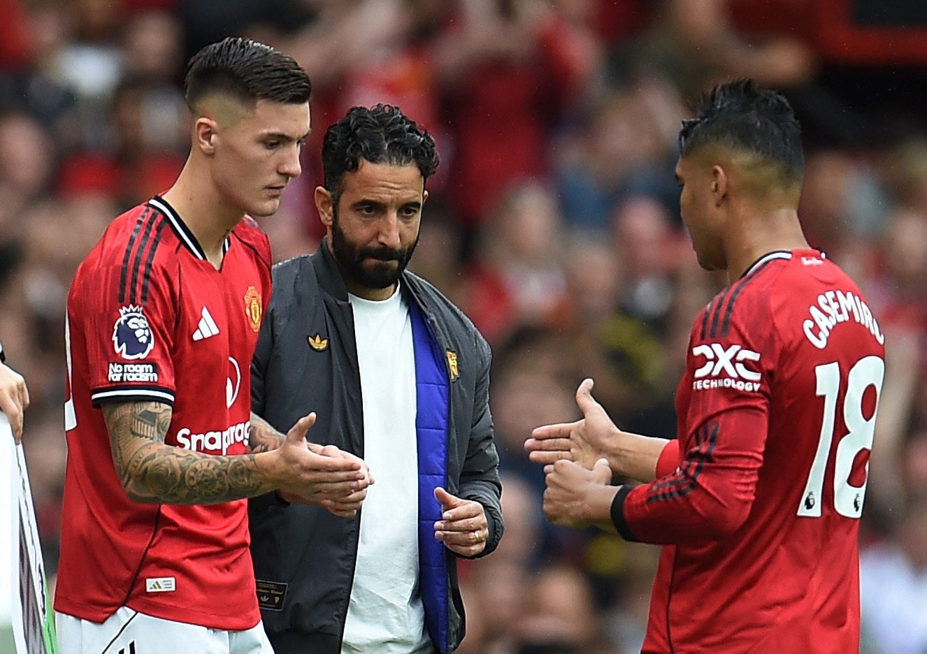 Sesko has only been used as a substitute in the Premier League so far