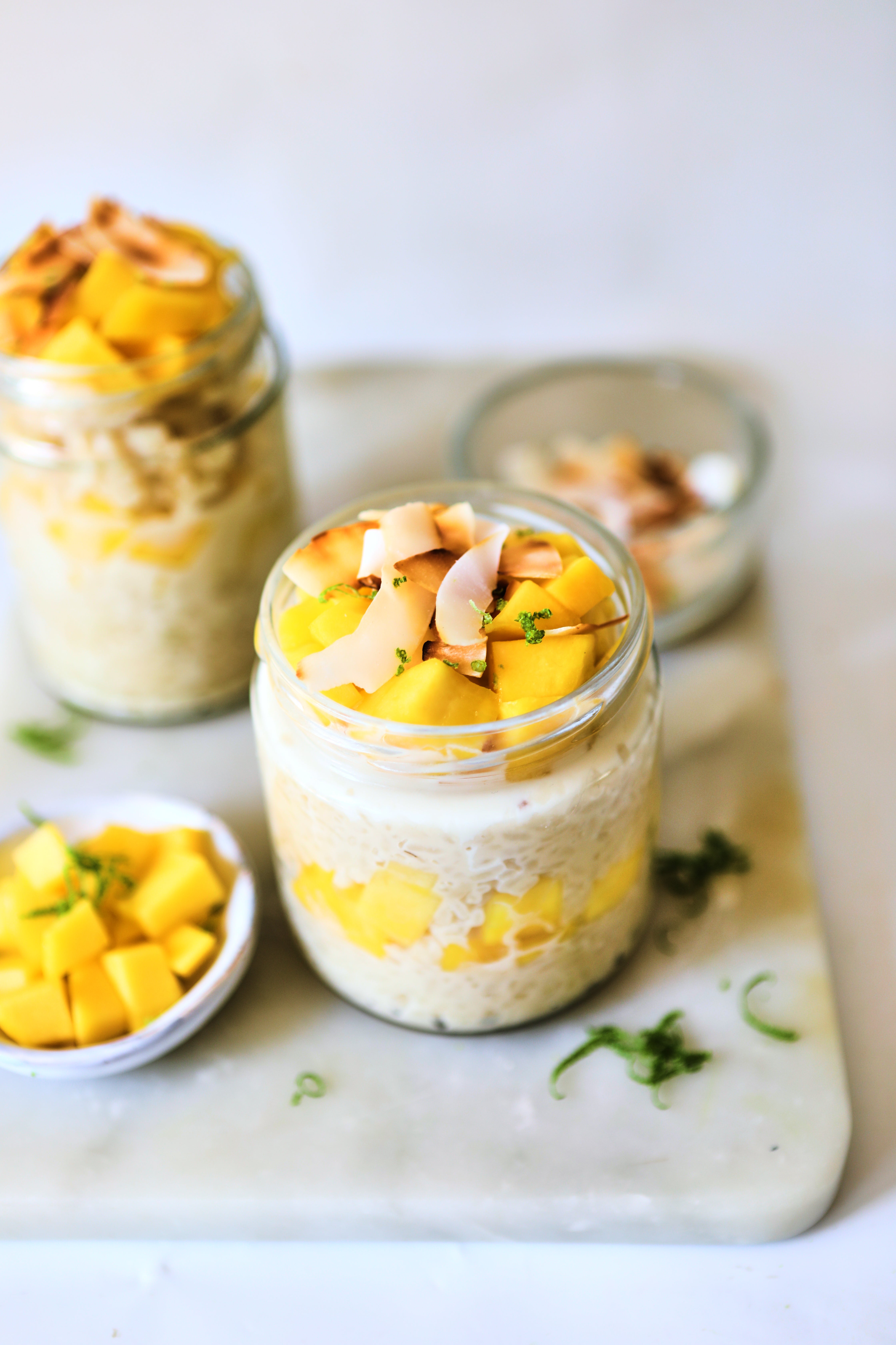 Who said rice can’t do dessert? Tropical, creamy and surprisingly light – this is summer in a jar