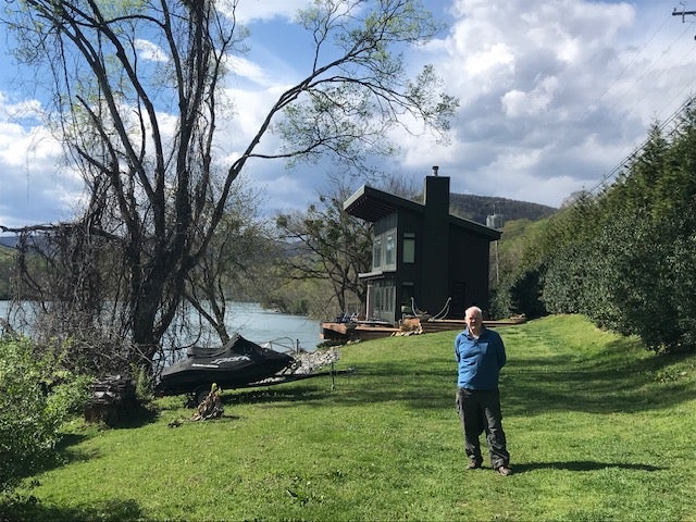Joan Patterson’s husband Noel at one of the properties