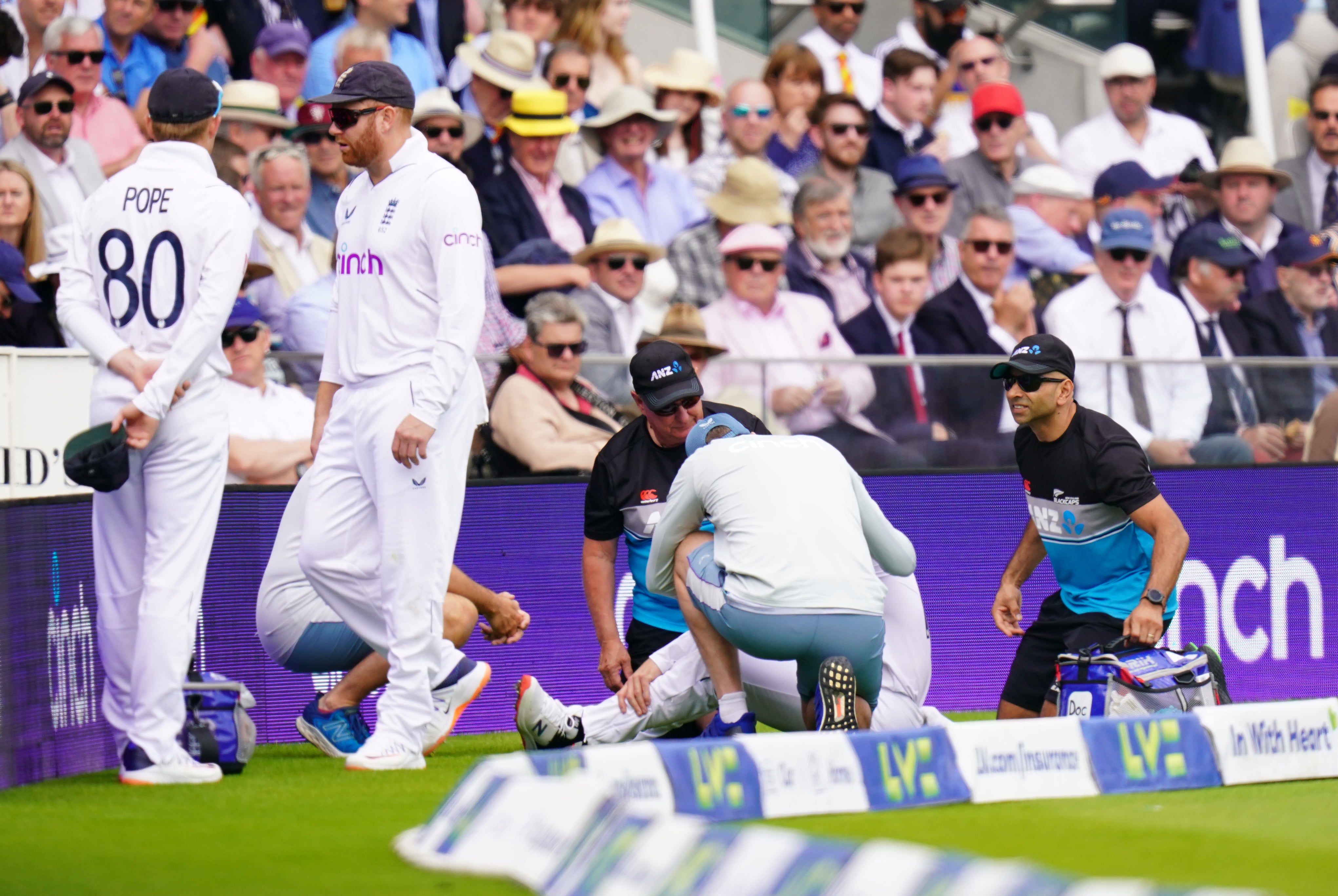 Jack Leach has previously had a concussion replacement fill in for him