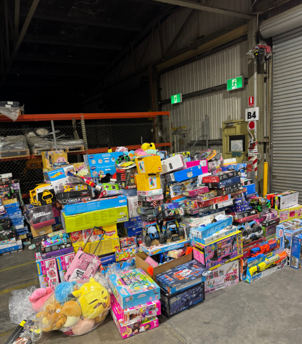 At least 1,700 unopened Lego sets were recovered from a residence in Royal Park on Saturday, police said