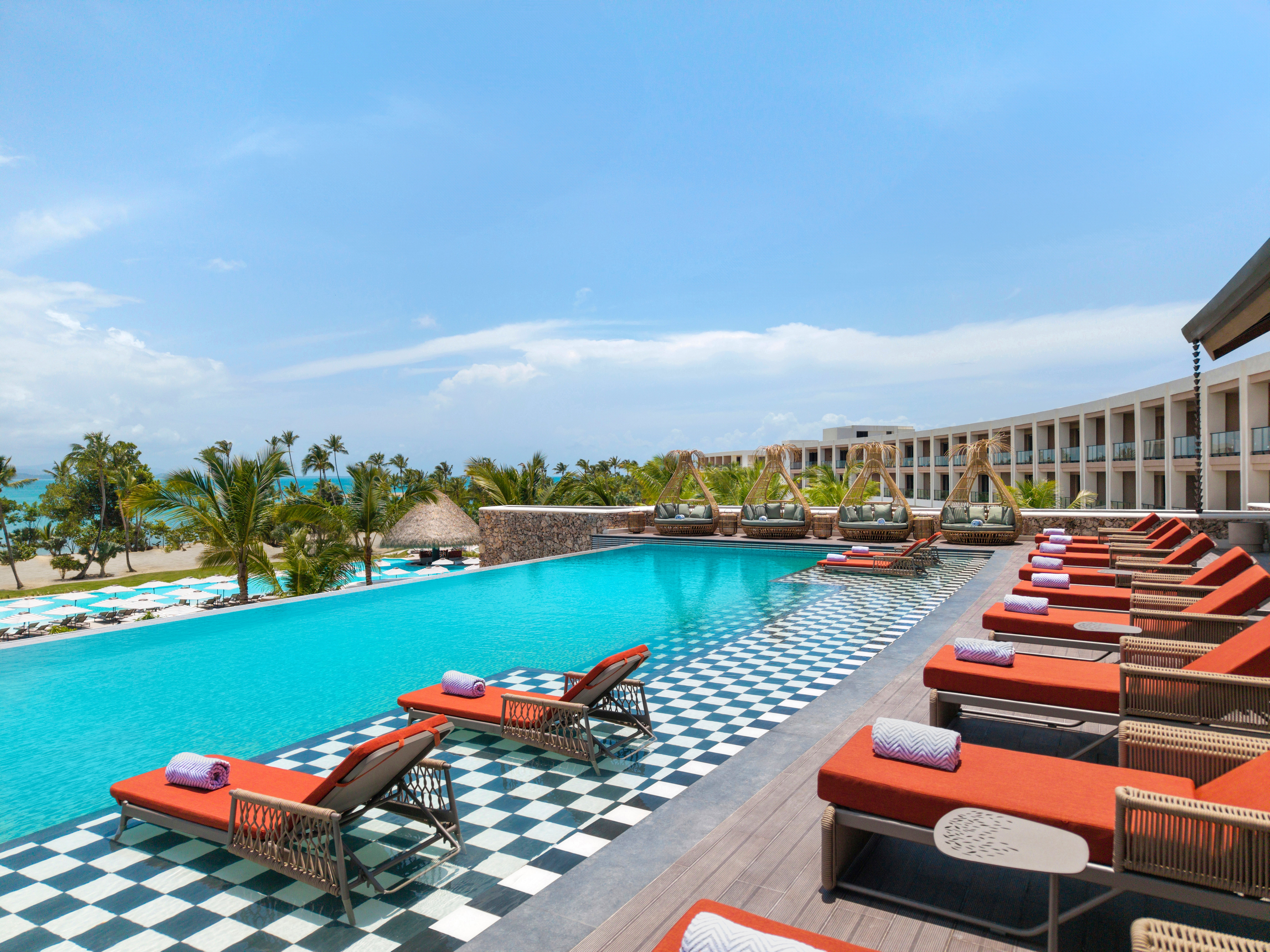 Set on a pristine beach, Zemi Miches Punta Cana All-Inclusive Resort Curio by Hilton makes the perfect base