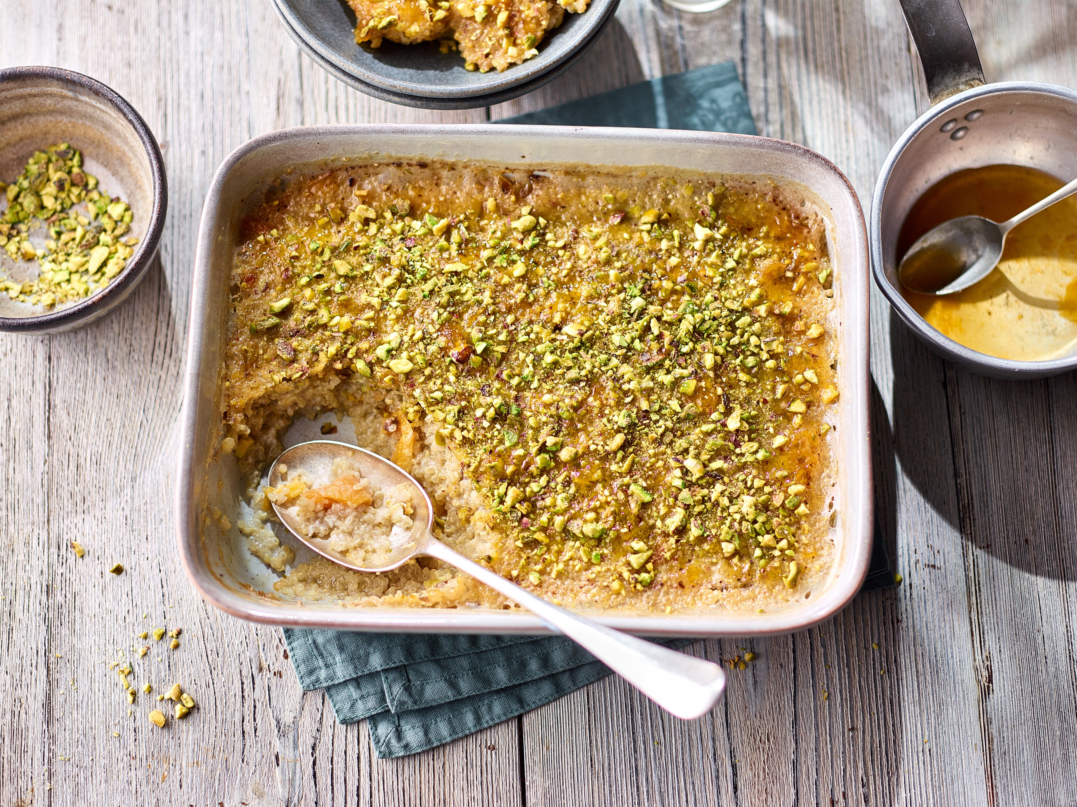 A nostalgic classic, reimagined with quinoa, nuts and apricots to keep your gut – and sweet tooth – happy