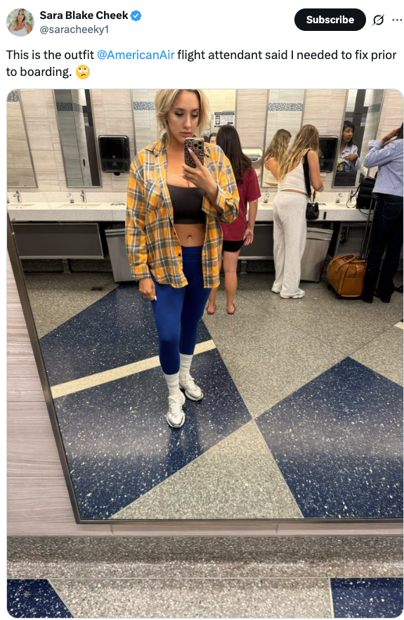 Playboy Playmate says American Airlines attendant told her to ‘button up’ before boarding plane