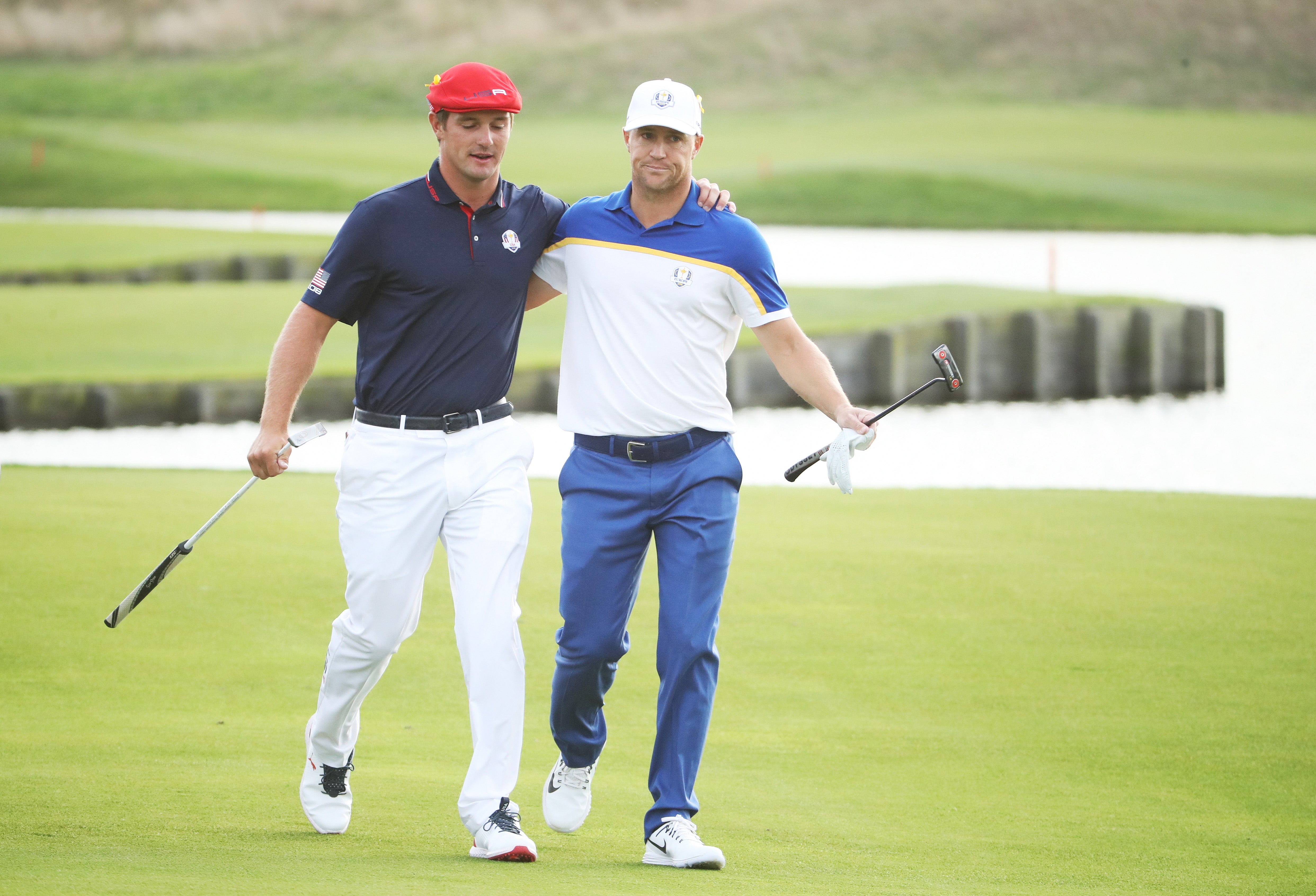 Alex Noren defeated Bryson DeChambeau in the singles at the 2018 Ryder Cup