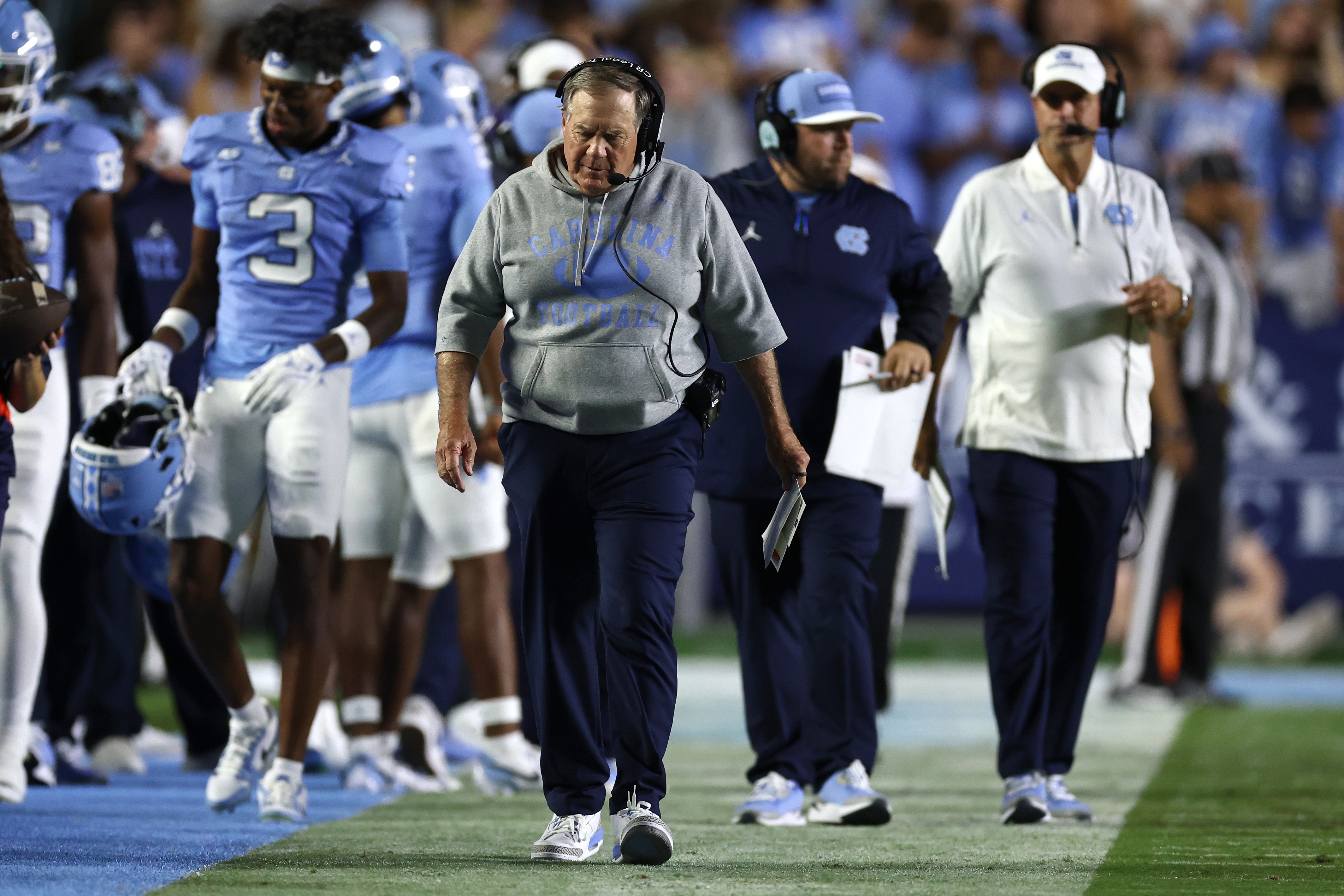 Belichick má svou práci vyříznuté jako hlavní trenér Tar Heels