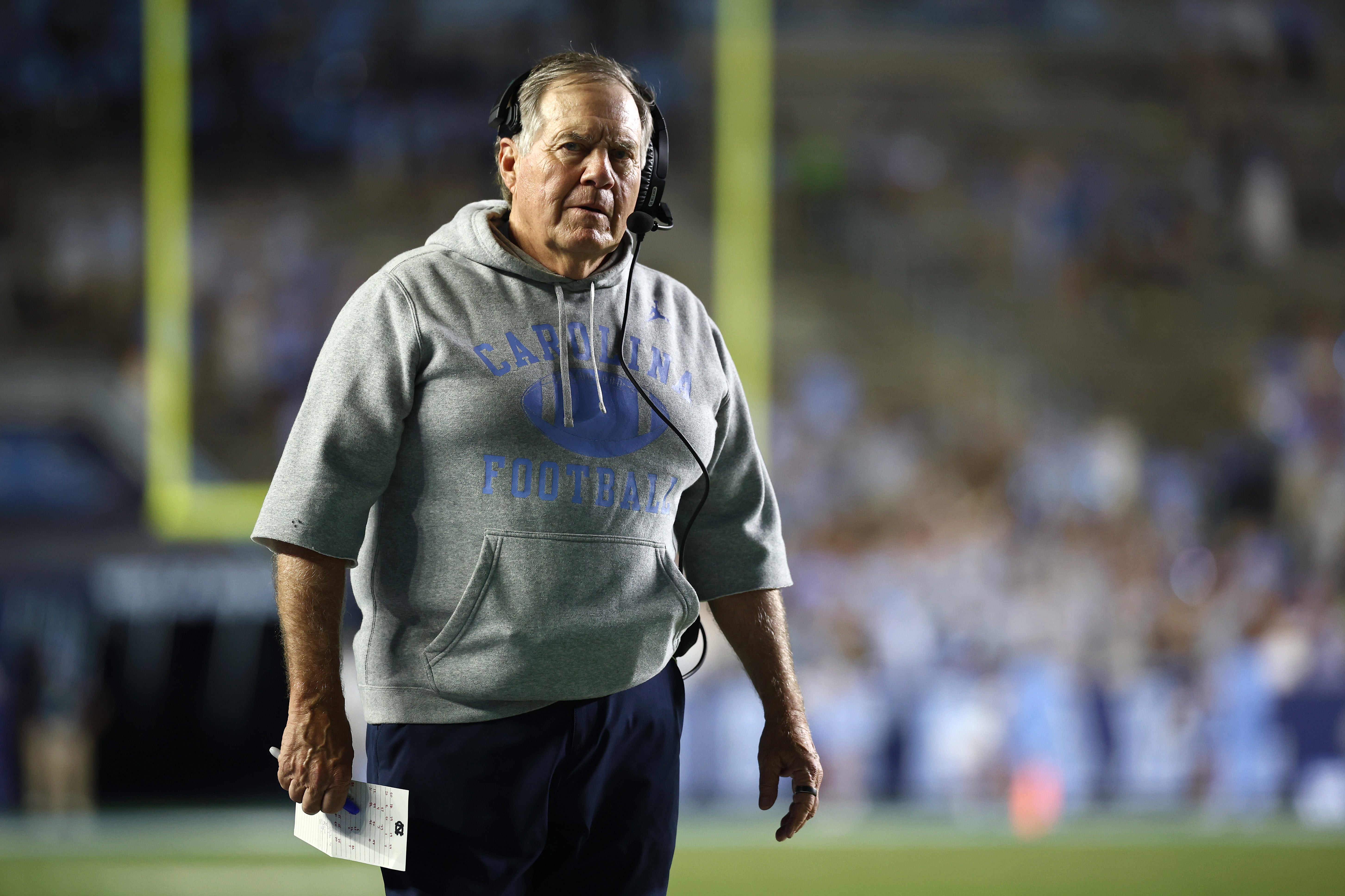 University of North Carolina head football coach Bill Belichick has had to quell rumors about his future at the program.