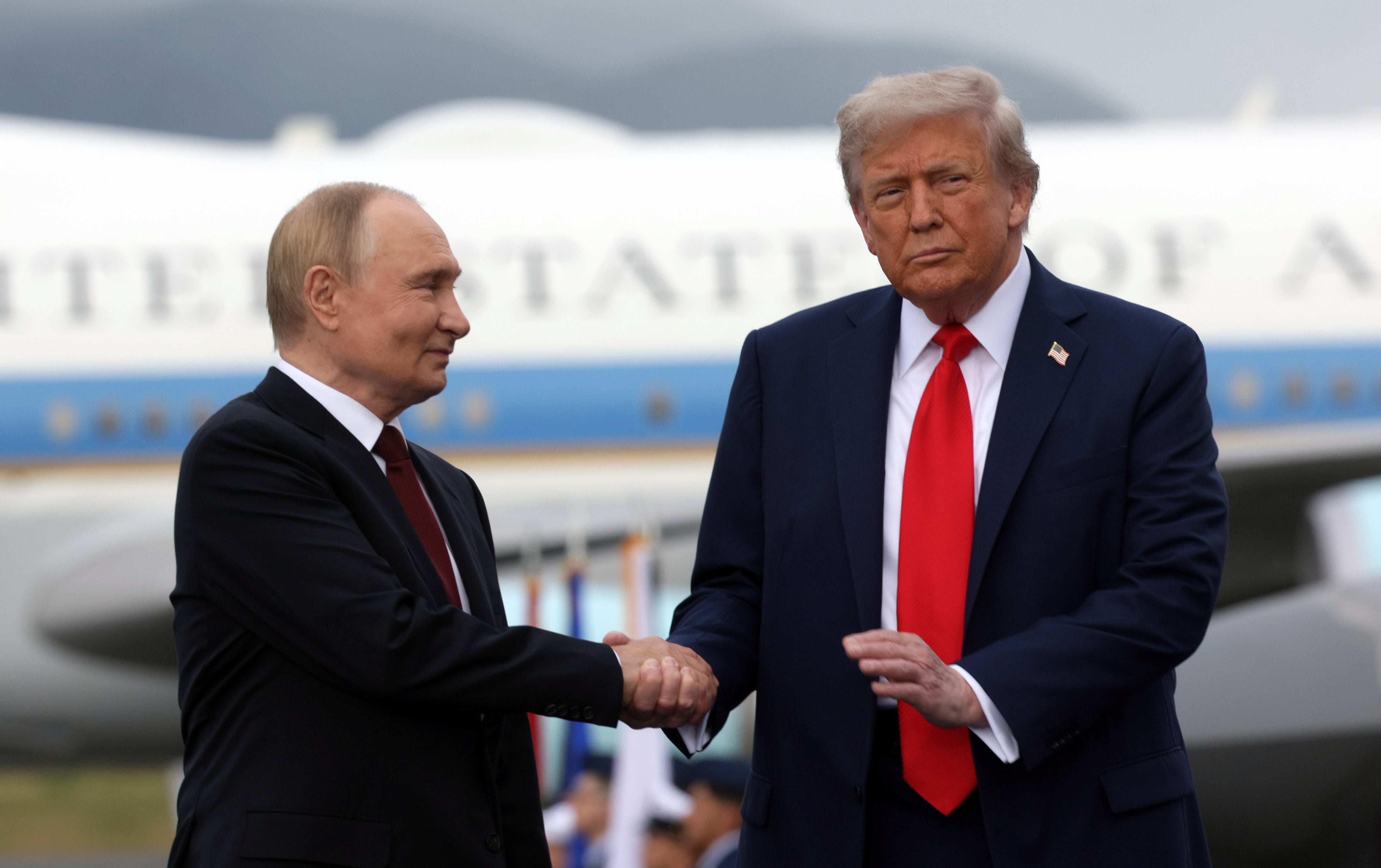 Trump and Putin at August’s summit in Alaska