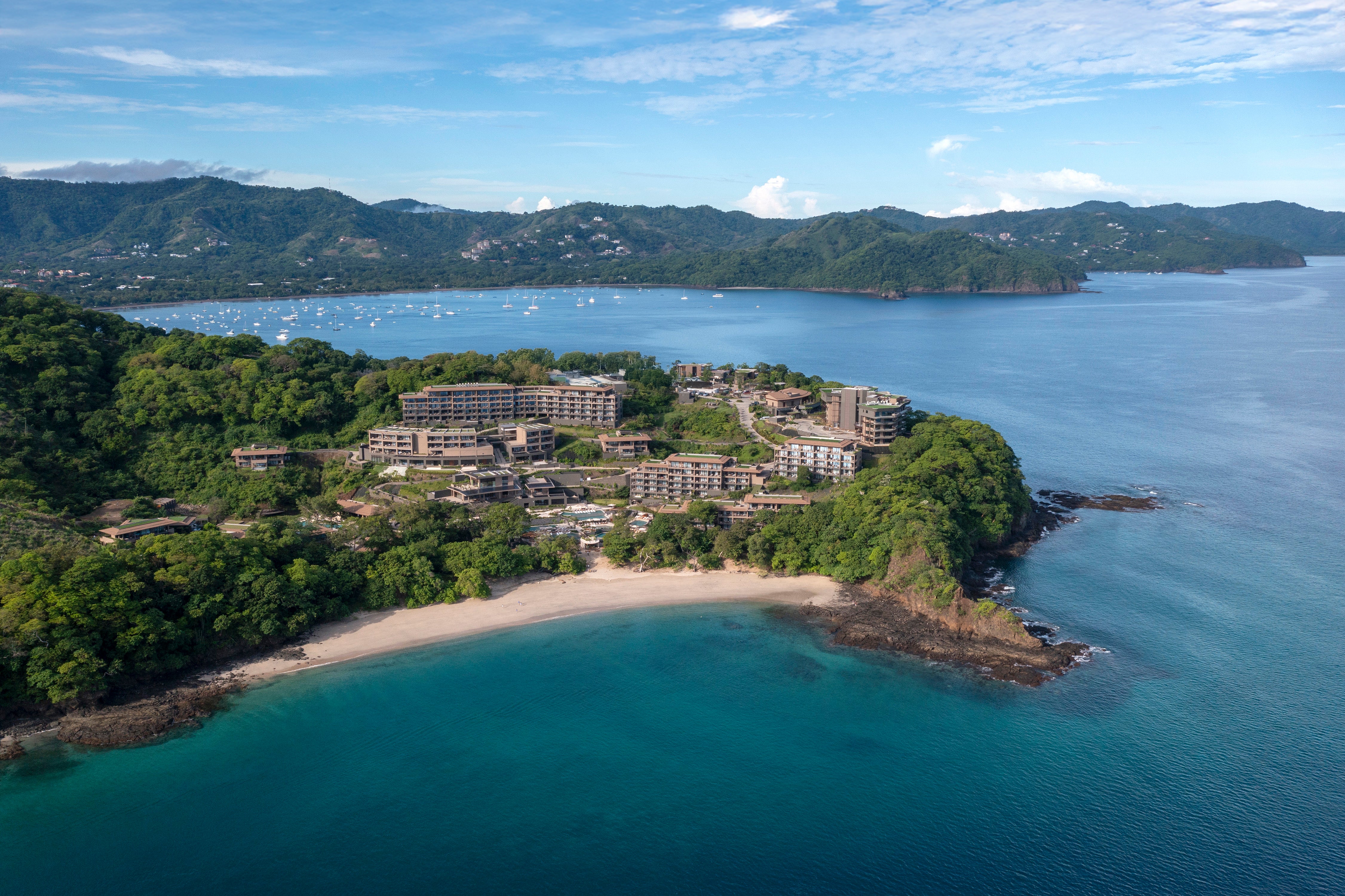 <p>Costa Rica's new Waldorf Astoria sits on Punta Cacique, a lush headland on the country's Pacific coast</p>