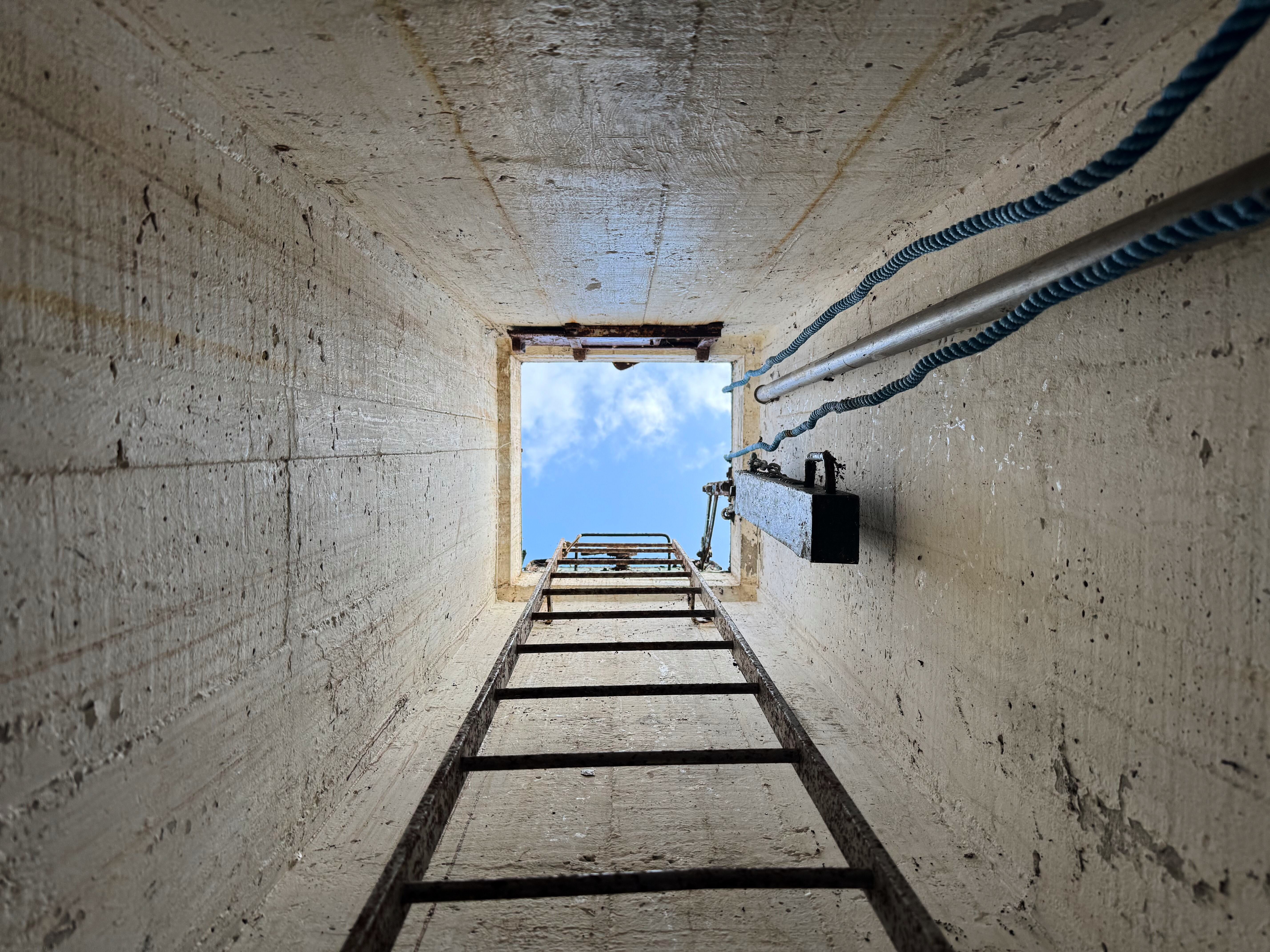 In this photo provided by David Plaister Ltd, the inside of a Cold War era bunker is seen in Bristol, England, Aug. 1, 2025. (David Plaister Ltd via AP)