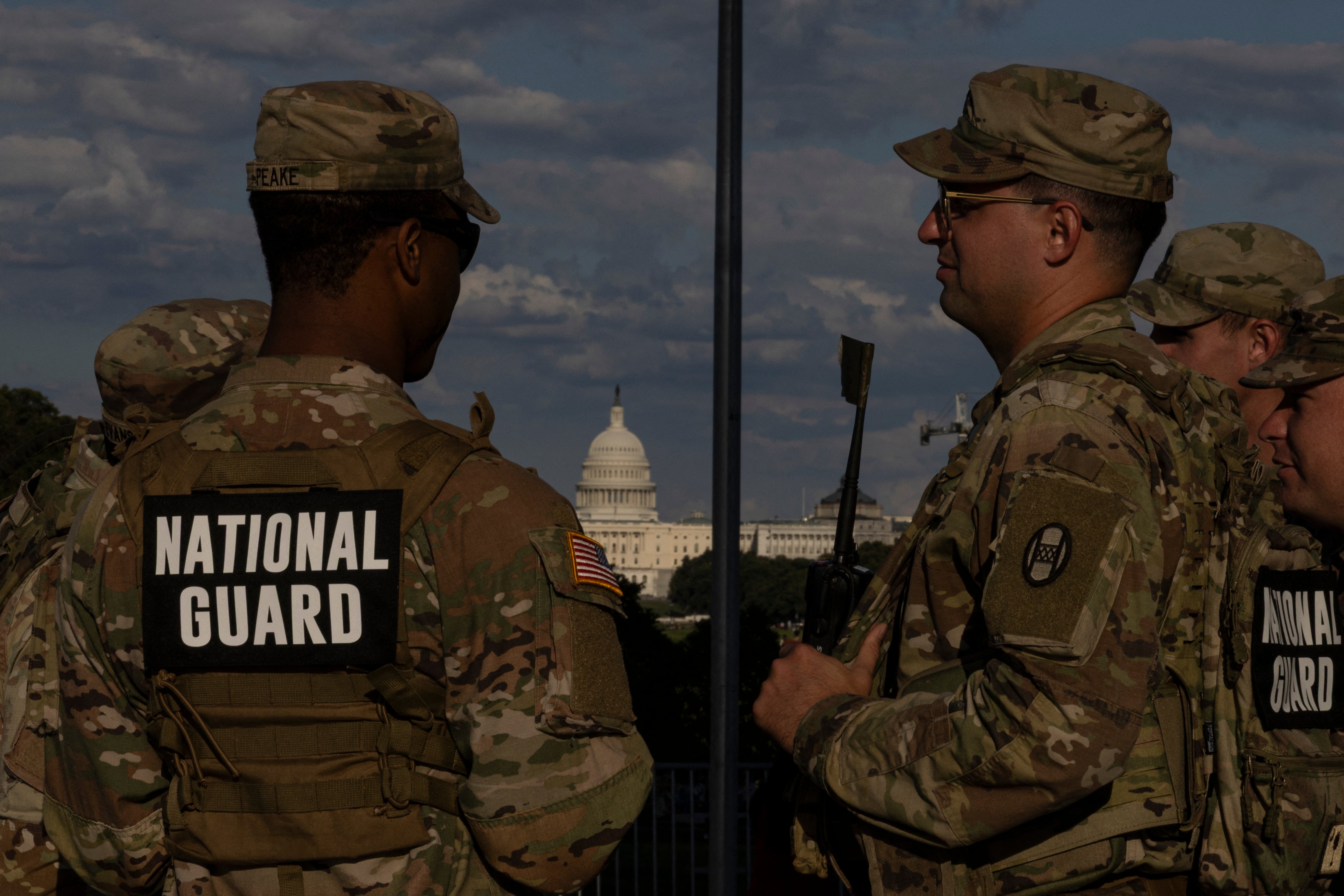 More than 2,200 National Guard troops have been sent to D.C.