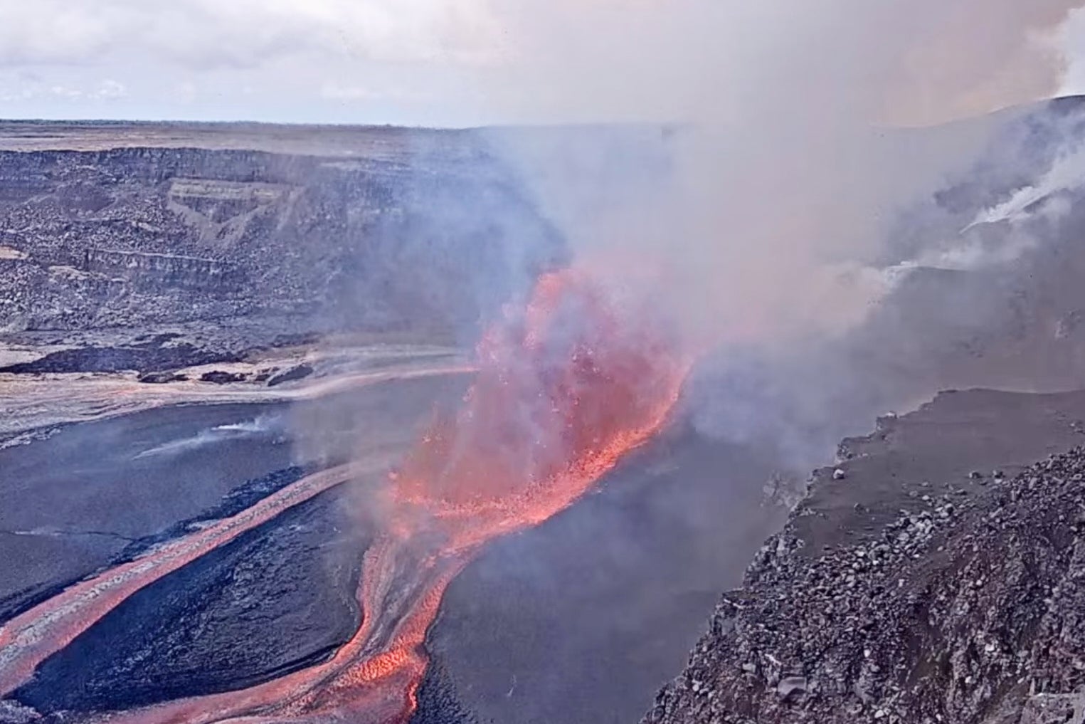 Hawaii Kilauea Volcano