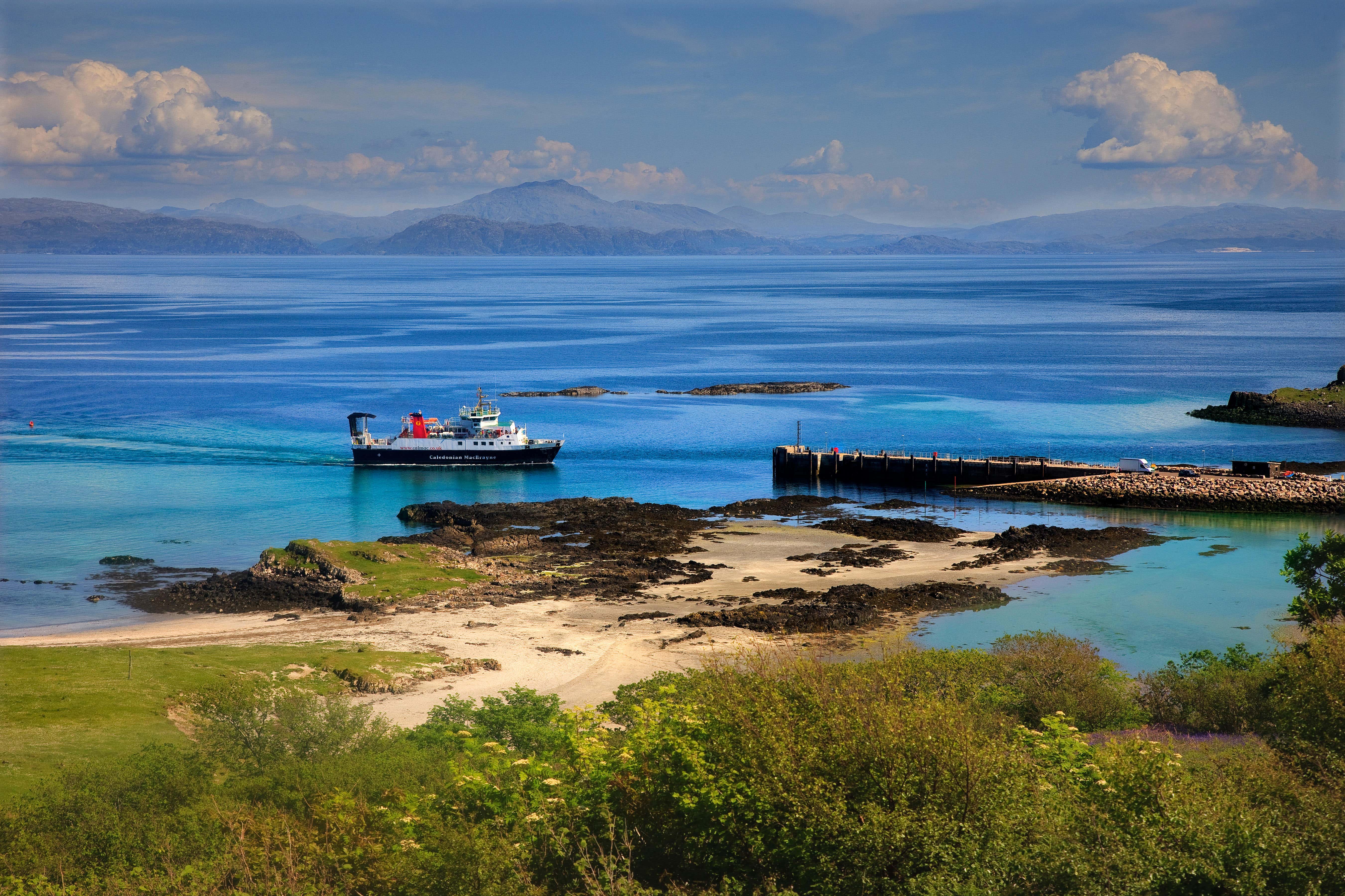 Cap MacKenzie is in charge of the MV Loch Nevis (Alamy/PA)