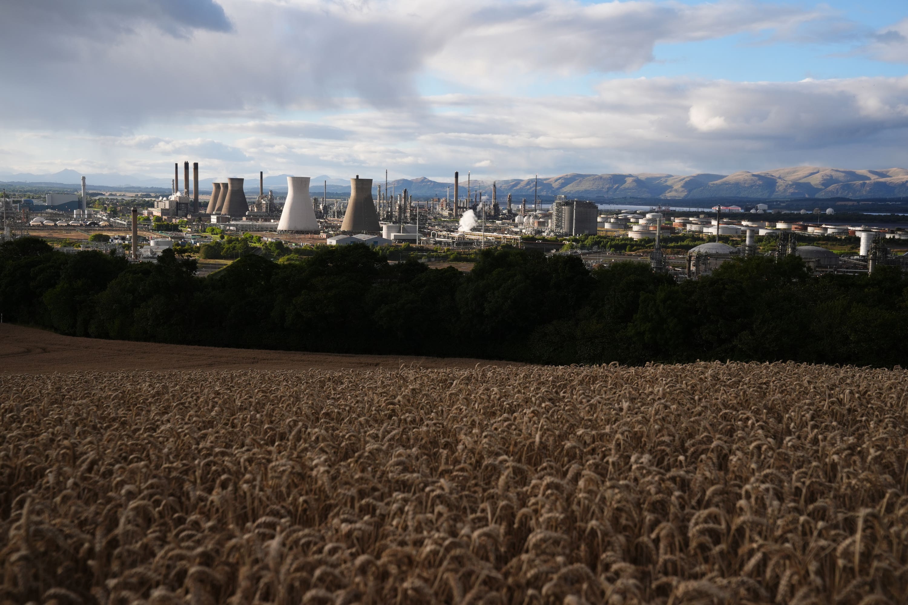 The section of pipe ran between Granton and Grangemouth (Andrew Milligan/PA)