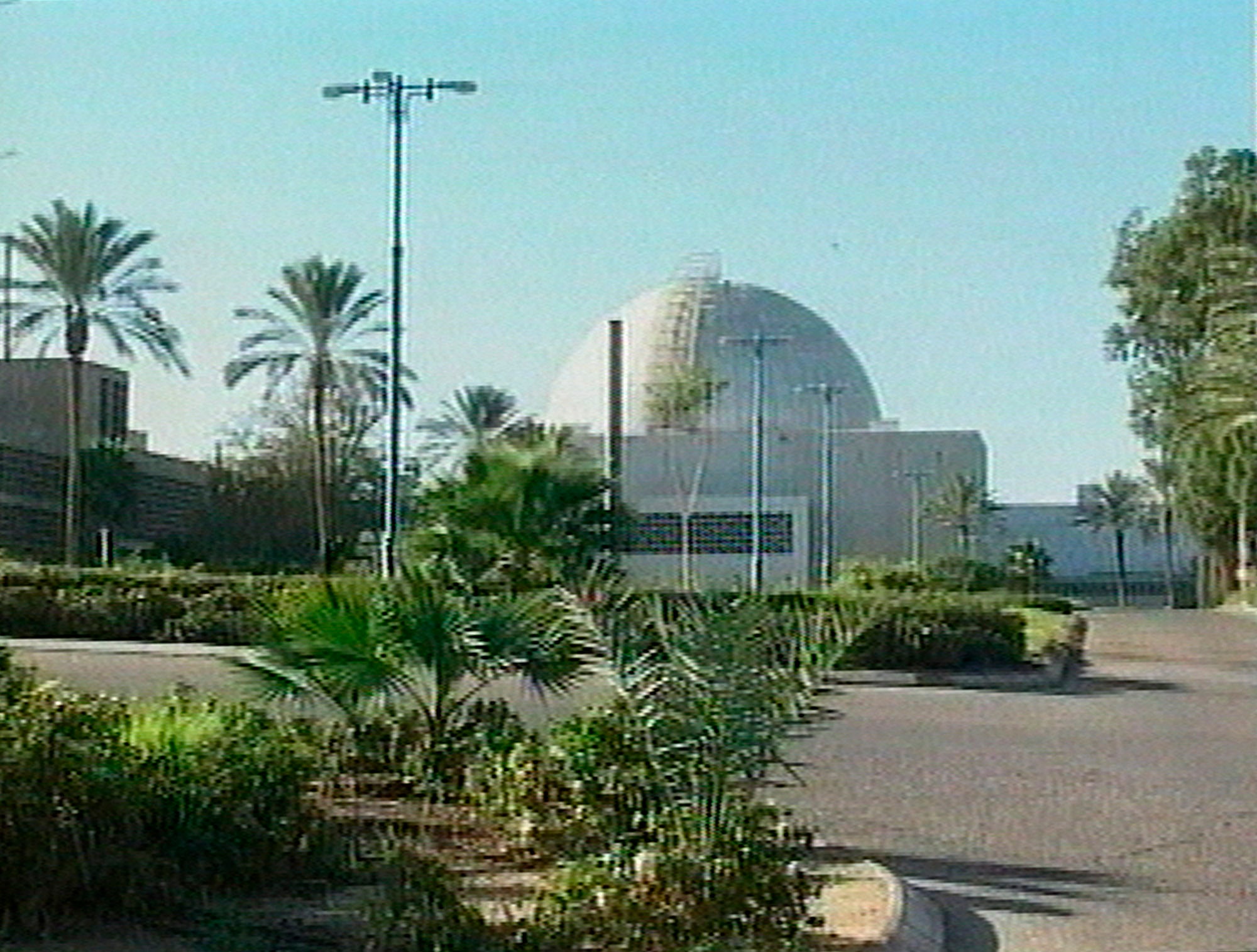 This file image, made from footage aired on Jan. 7, 2005, by Israeli television station Channel 10, shows what the channel claims is Israel’s nuclear facility near Dimona, the first detailed video of the site ever shown to the public. (Channel 10 via AP, File)
