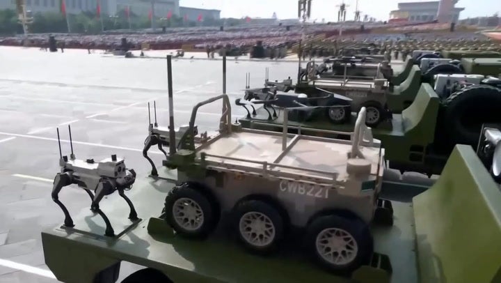 The technology was displayed in a grand military parade this year