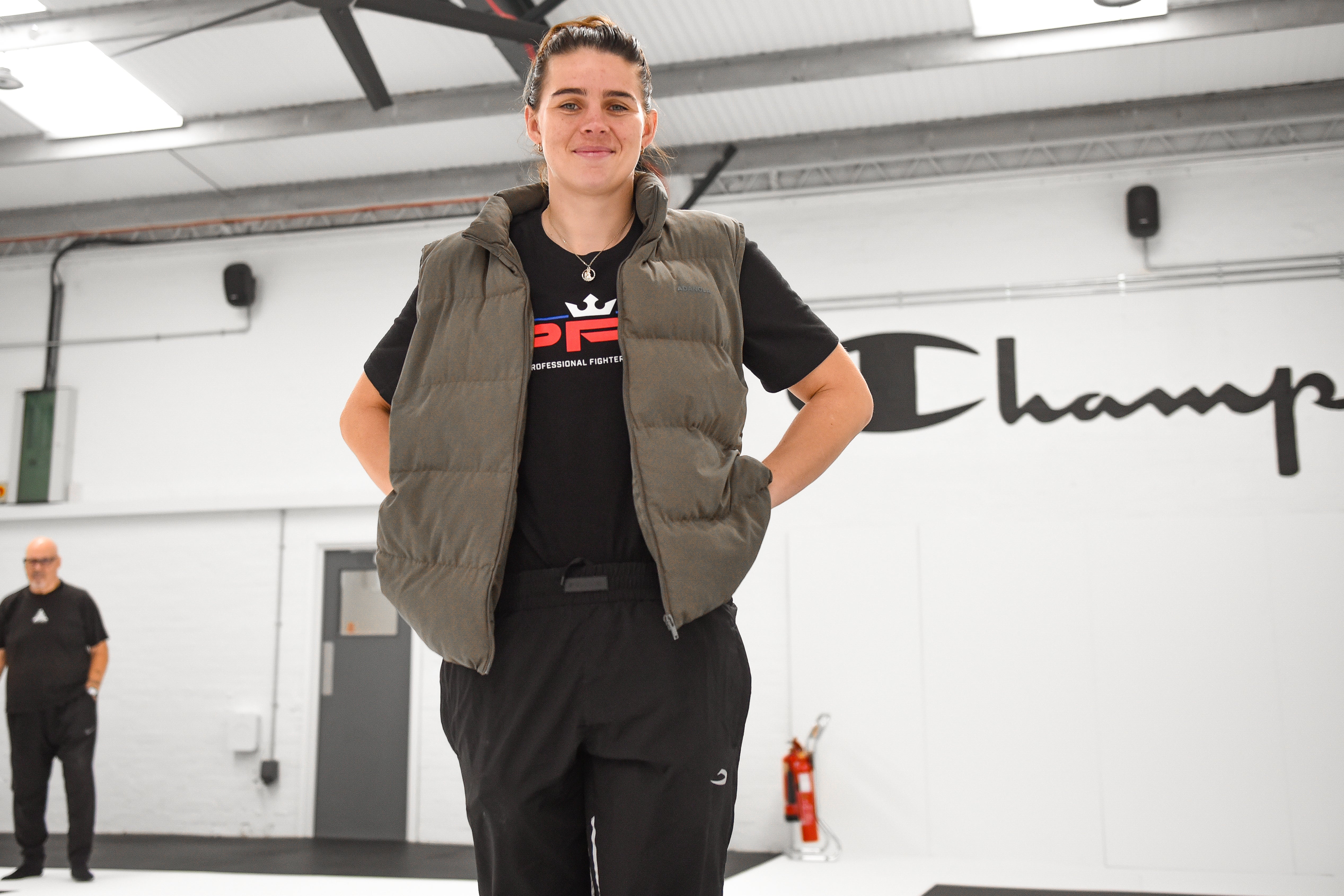 Former boxing world champion Savannah Marshall stops by