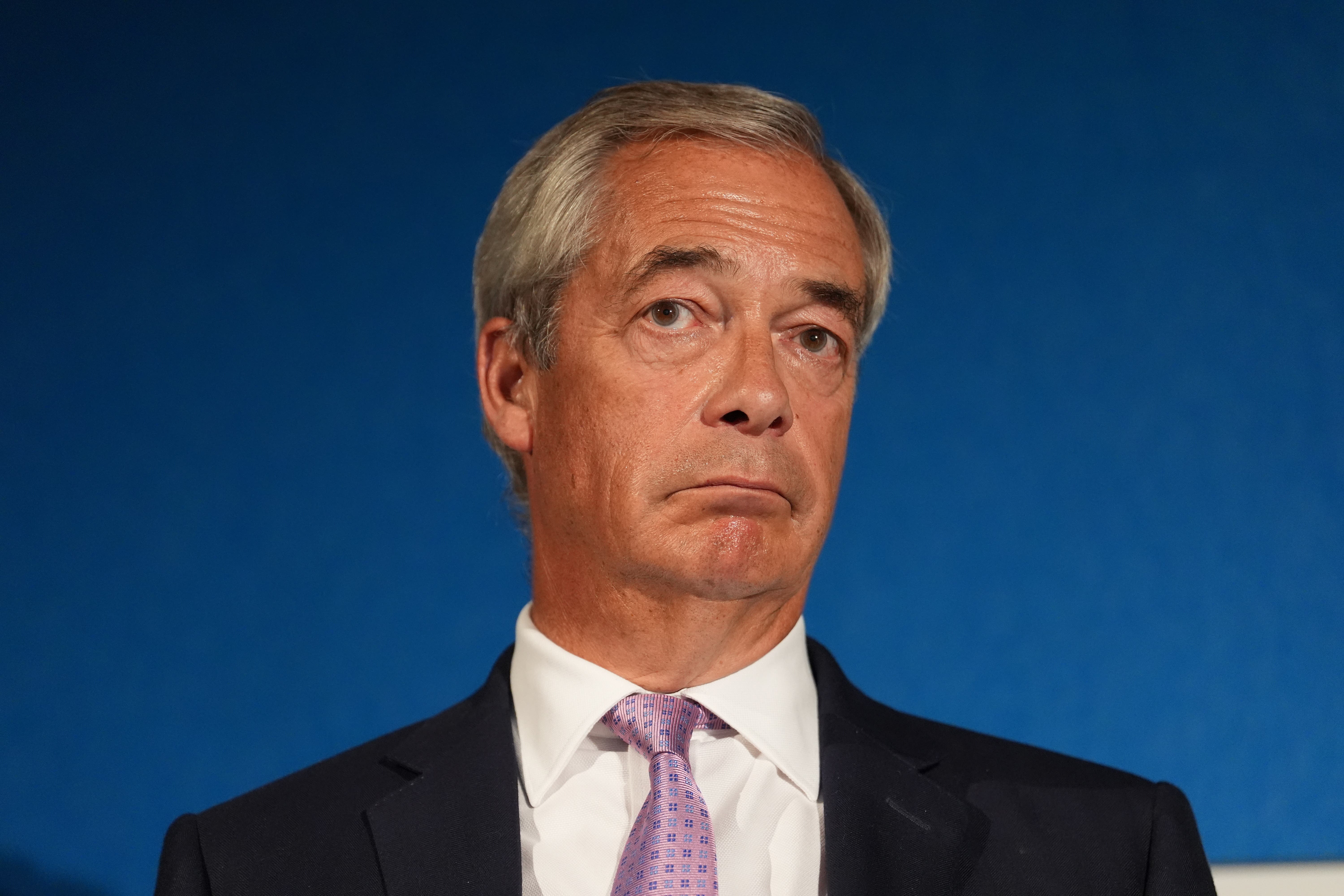 Nigel Farage was giving evidence to the US House Judiciary Committee (Lucy North/PA)