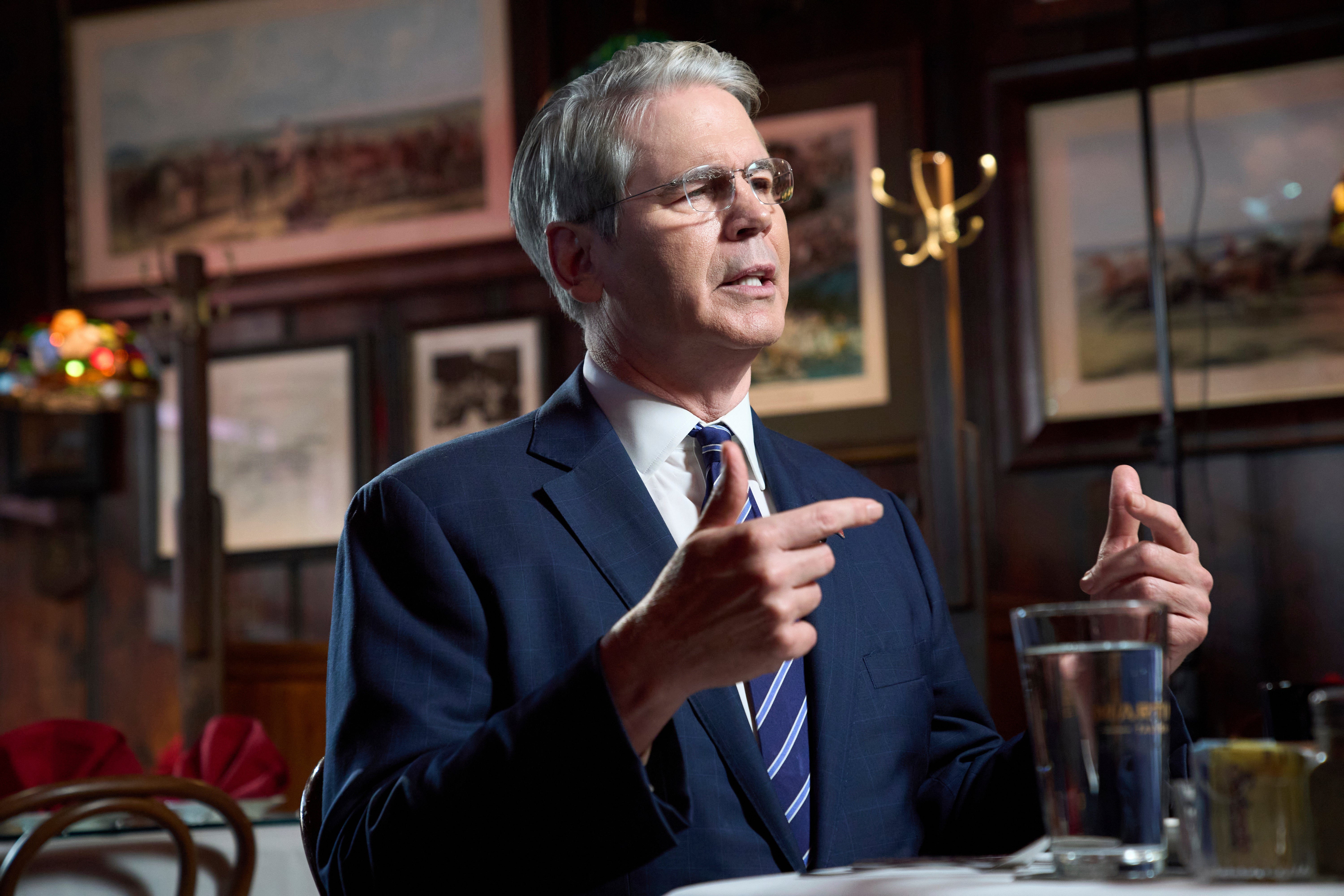 Scott Bessent hinted that the US and the EU could heap ‘secondary tariffs on the countries that buy Russian oil’ to bring Russian economic ‘collapse’ and force Putin to negotiate peace