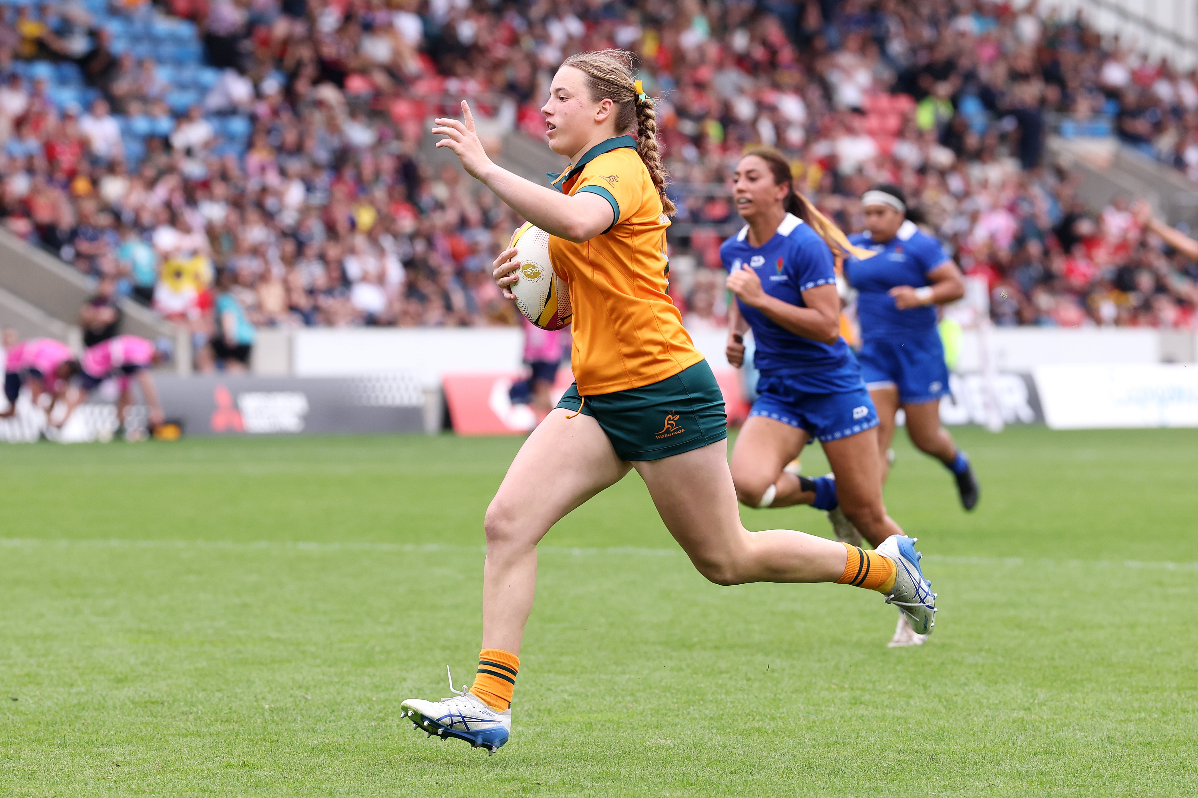 Caitlyn Halse scored twice against Samoa and the USA