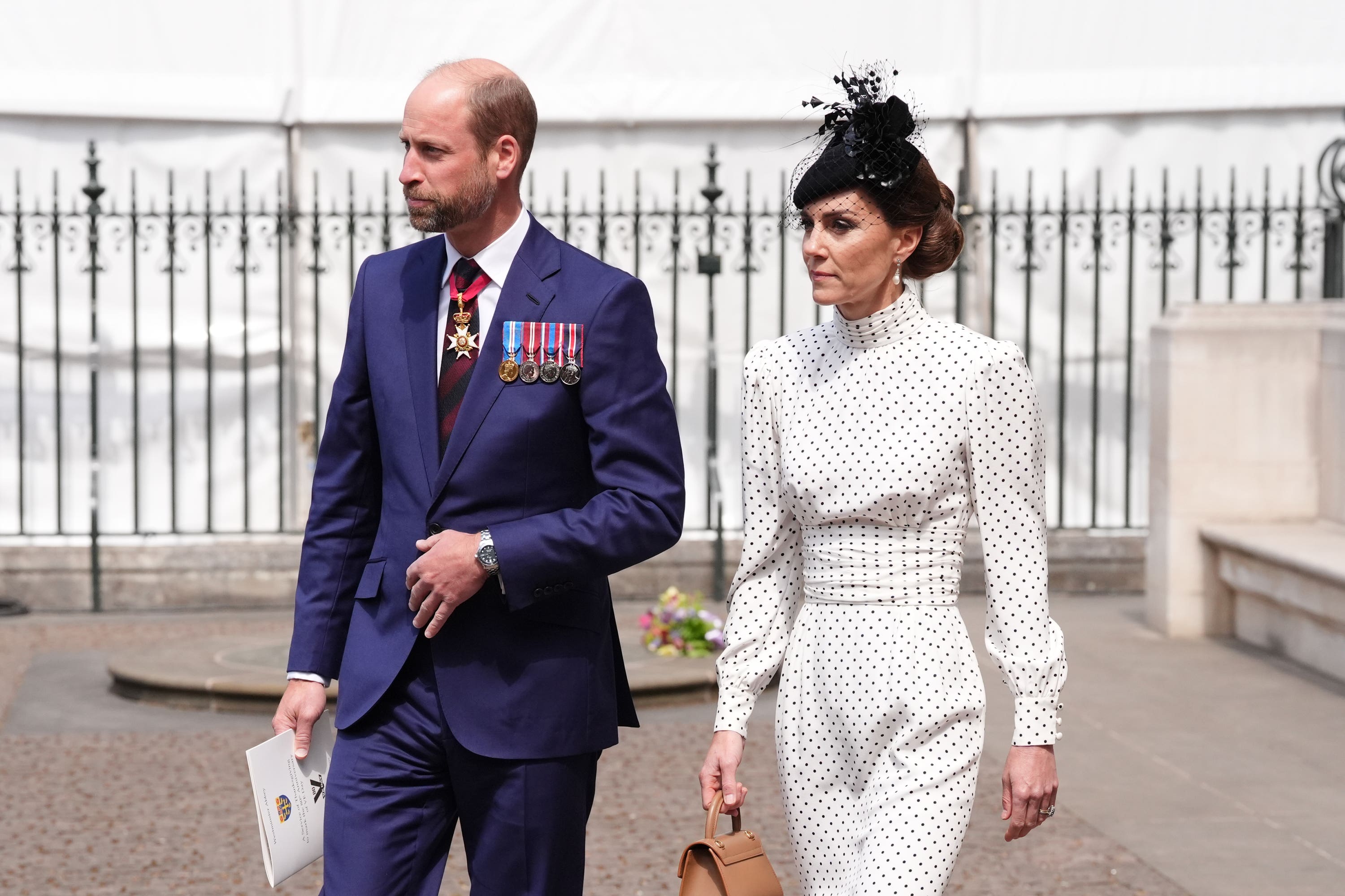 The Prince and Princess of Wales will visit the gardens of the Natural History Museum (Jonathan Brady/PA)