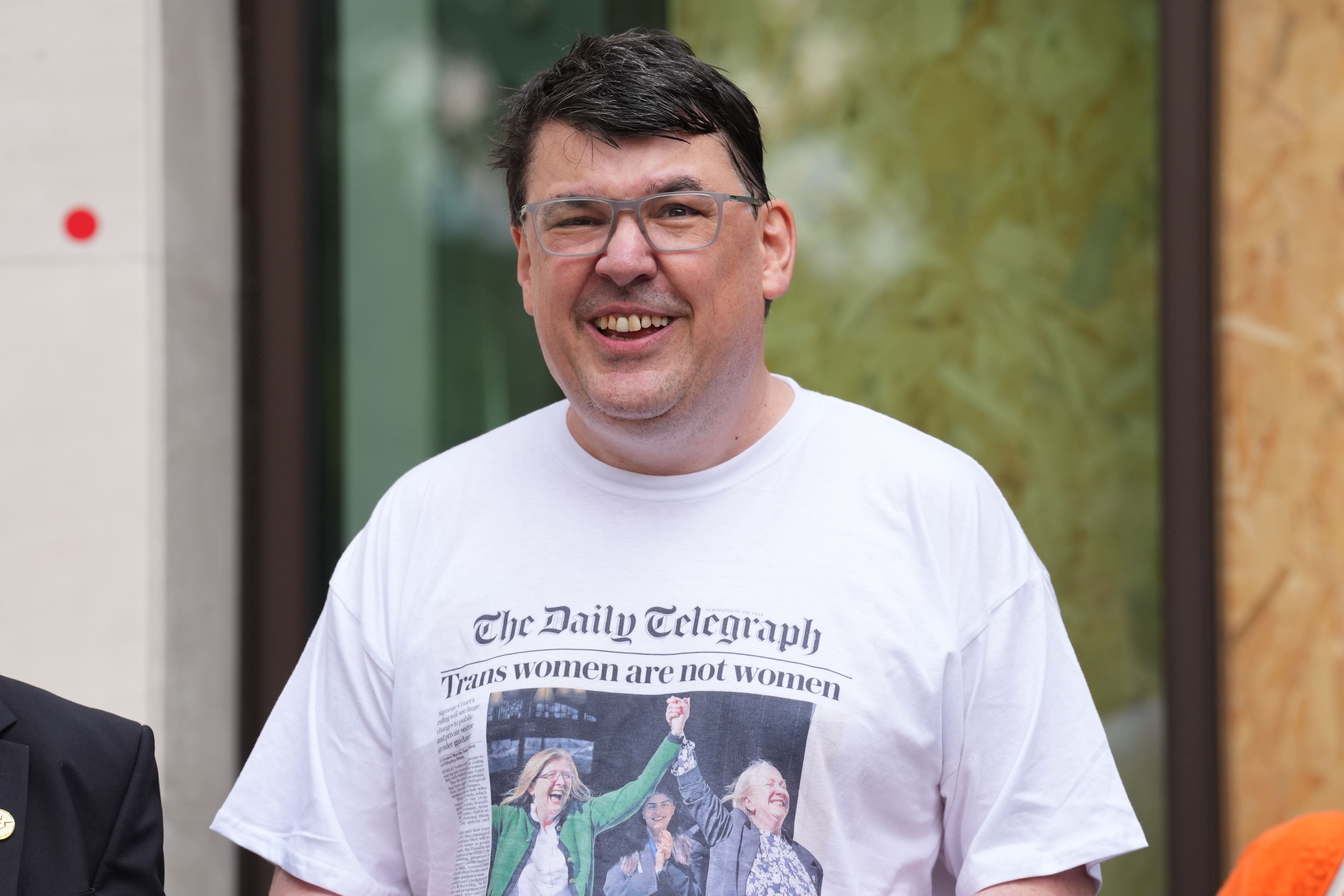 Graham Linehan is due in court for trial (Lucy North/PA)