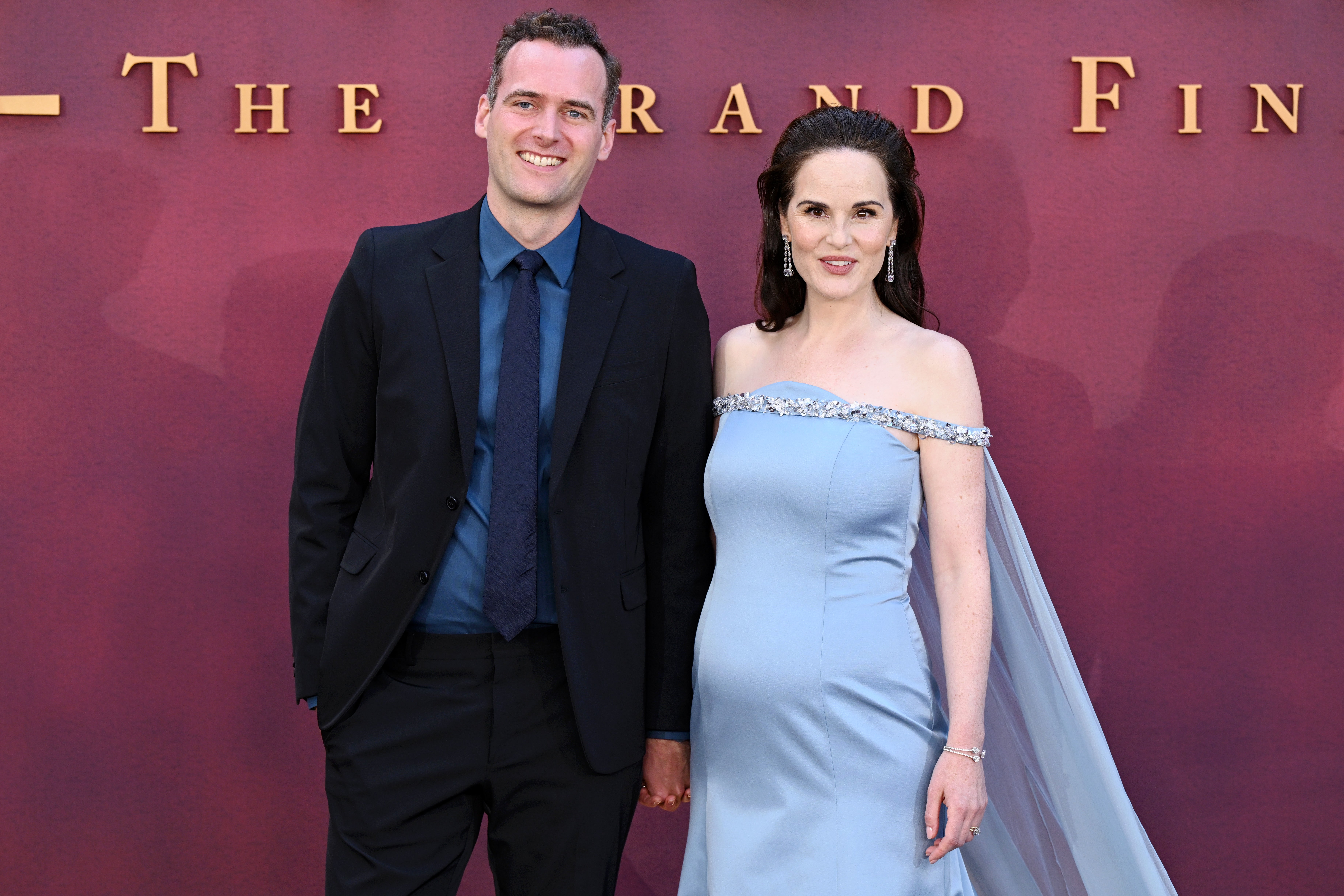 Michelle Dockery and her husband Jasper Waller-Bridge at the ‘Downton Abbey: The Grand Finale’ premiere in London