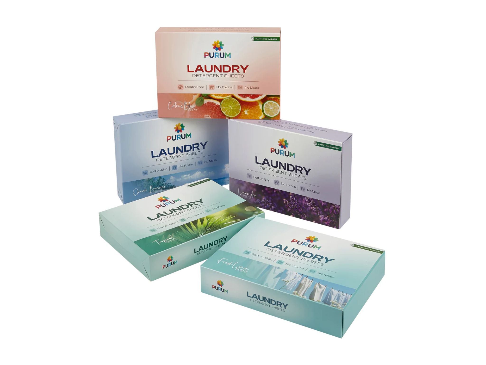 Purum laundry detergent sheet