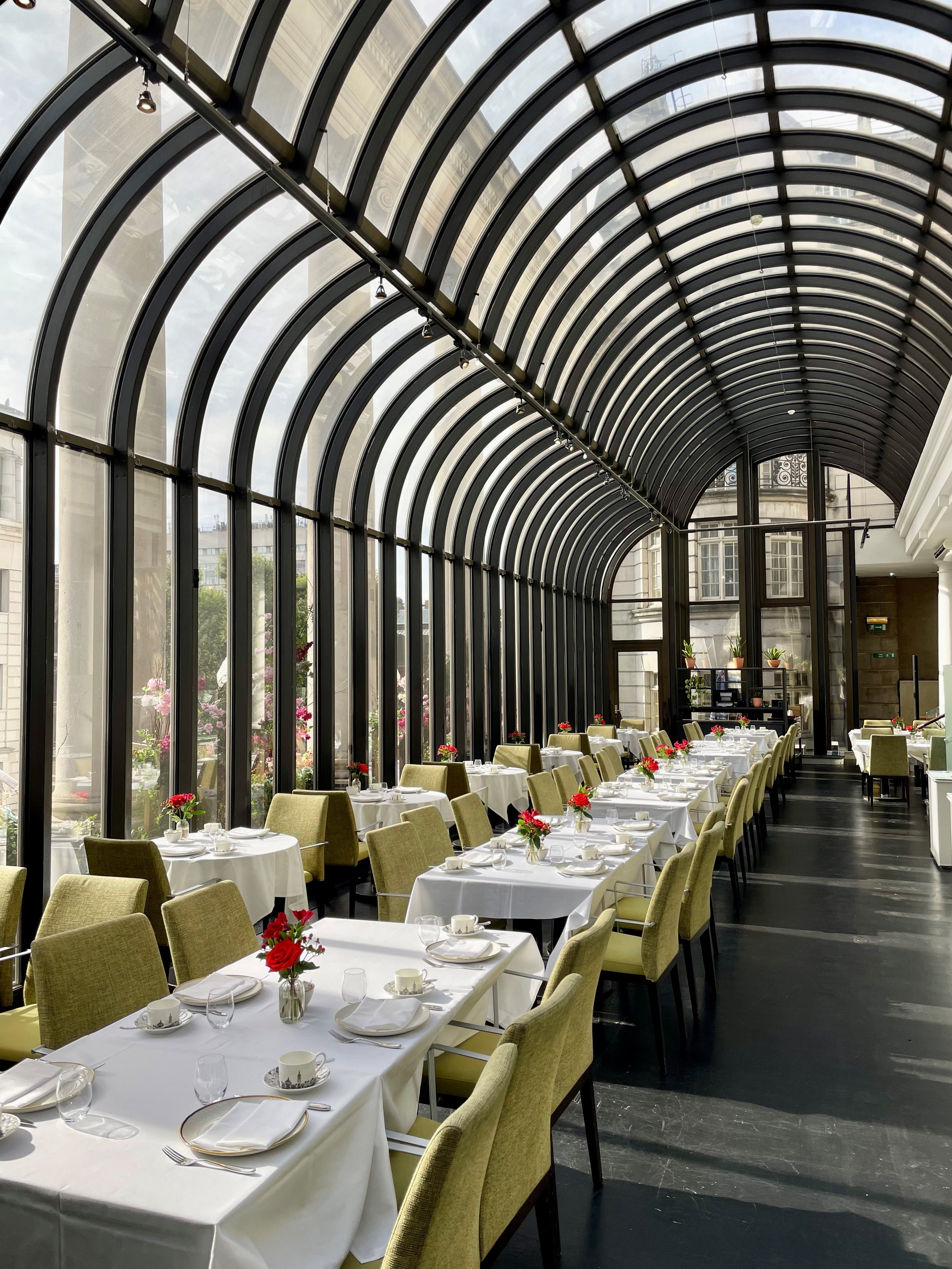 The Dilly hotel in London has a gorgeous terrace for drinking and dining