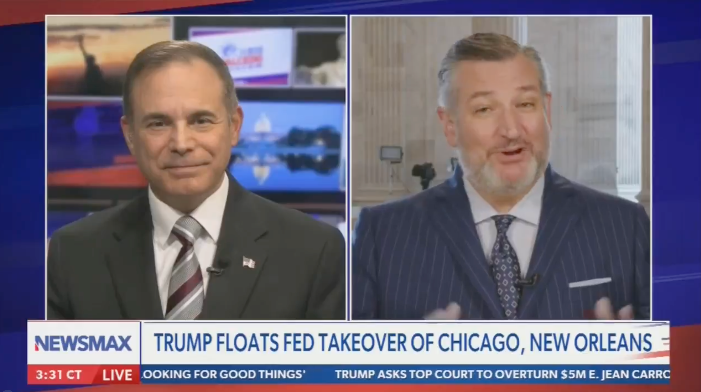 Ted Cruz tried to fat shame JB Pritzker during an immigration rant. The Illinois governor had his comeback ready