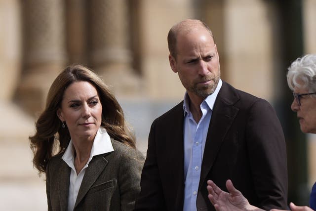 <p>The Prince and Princess of Wales. (Aaron Chown/PA)</p>