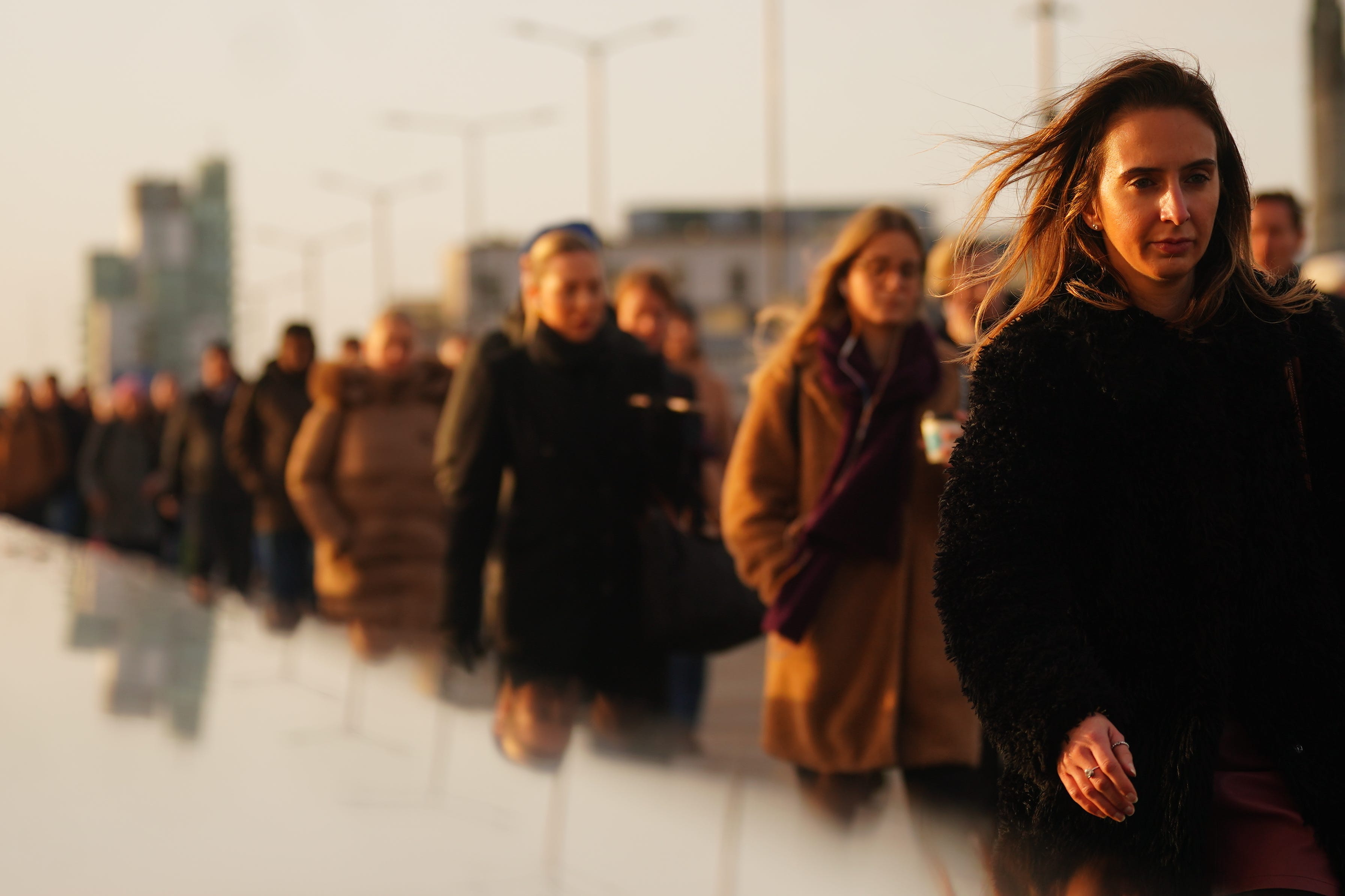 Figures show UK firms have cut jobs at the fastest rate since 2021 (Victoria Jones/PA)