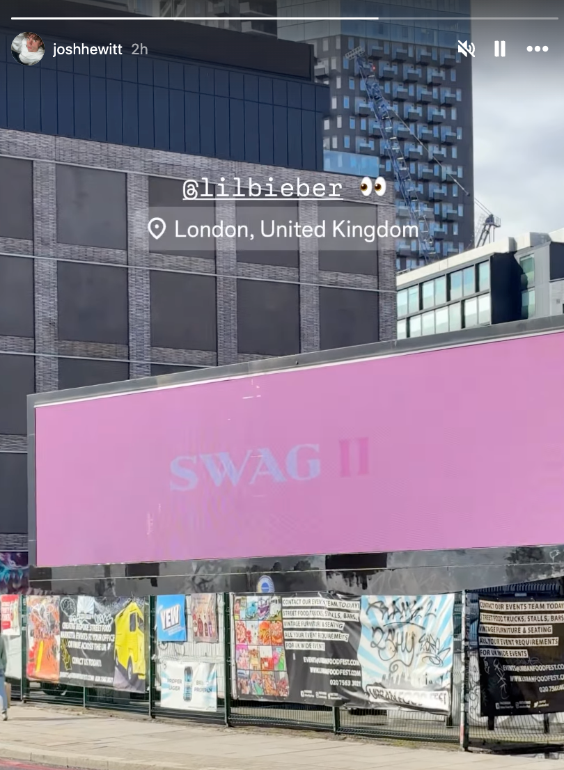 Justin Bieber appears to be teasing another new album