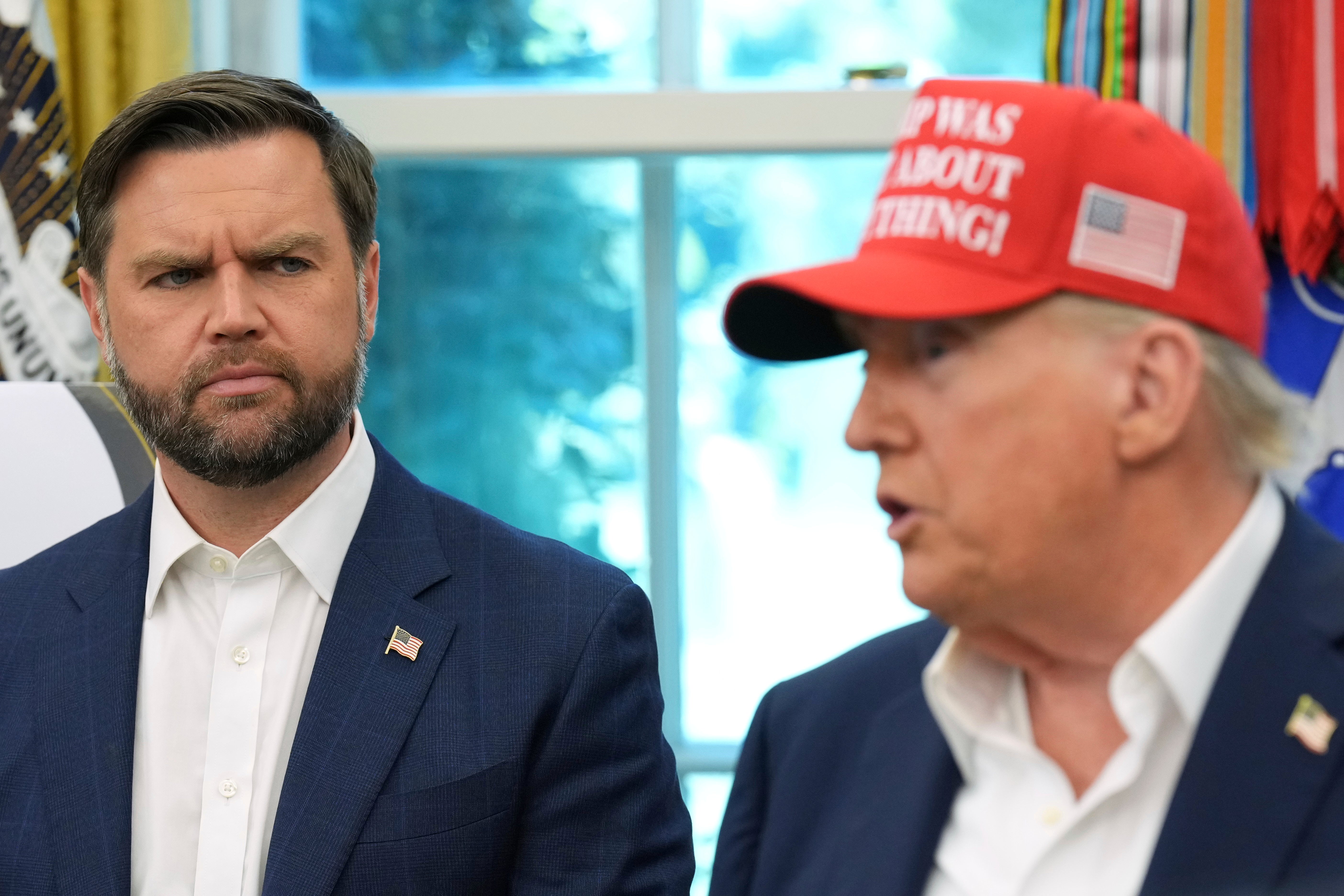 Despite Vance’s past negative comments about Trump, he became his 2024 running mate and has adopted the president’s policies