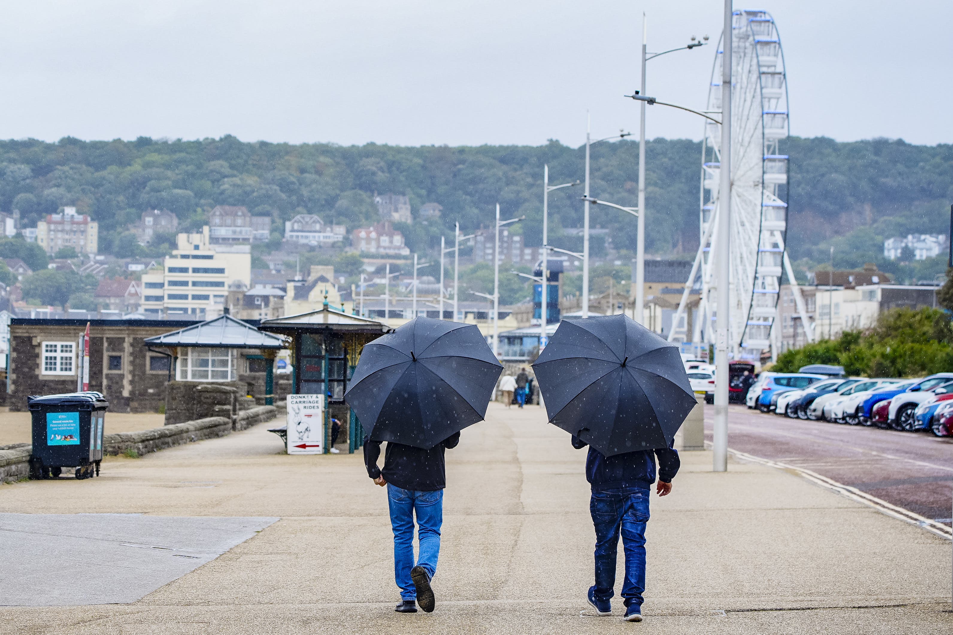 Persistent showers in recent days have led to England seeing its wettest week for seven months (Ben Birchall/PA)