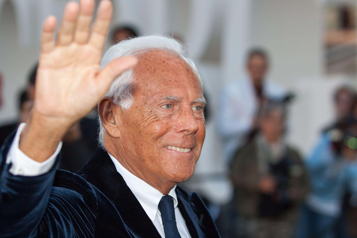 Fashion designer Giorgio Armani dies at 91 Fashion designer Giorgio Armani dies at 91