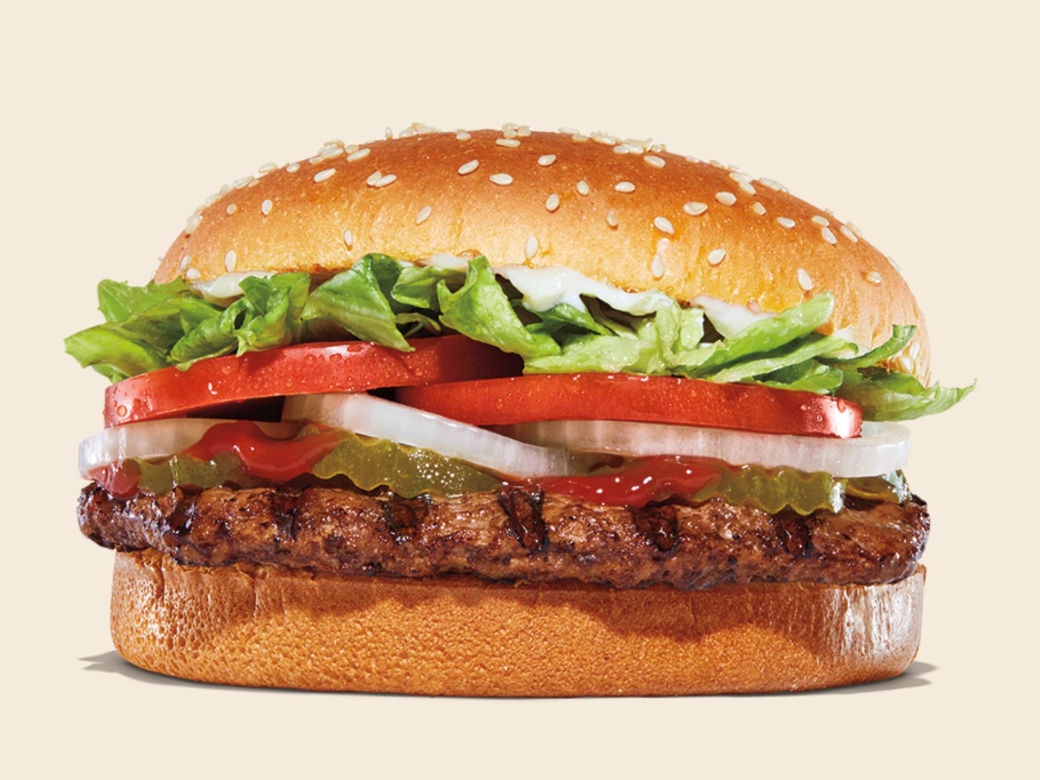 Get a free whopper or vegan whopper on your big day