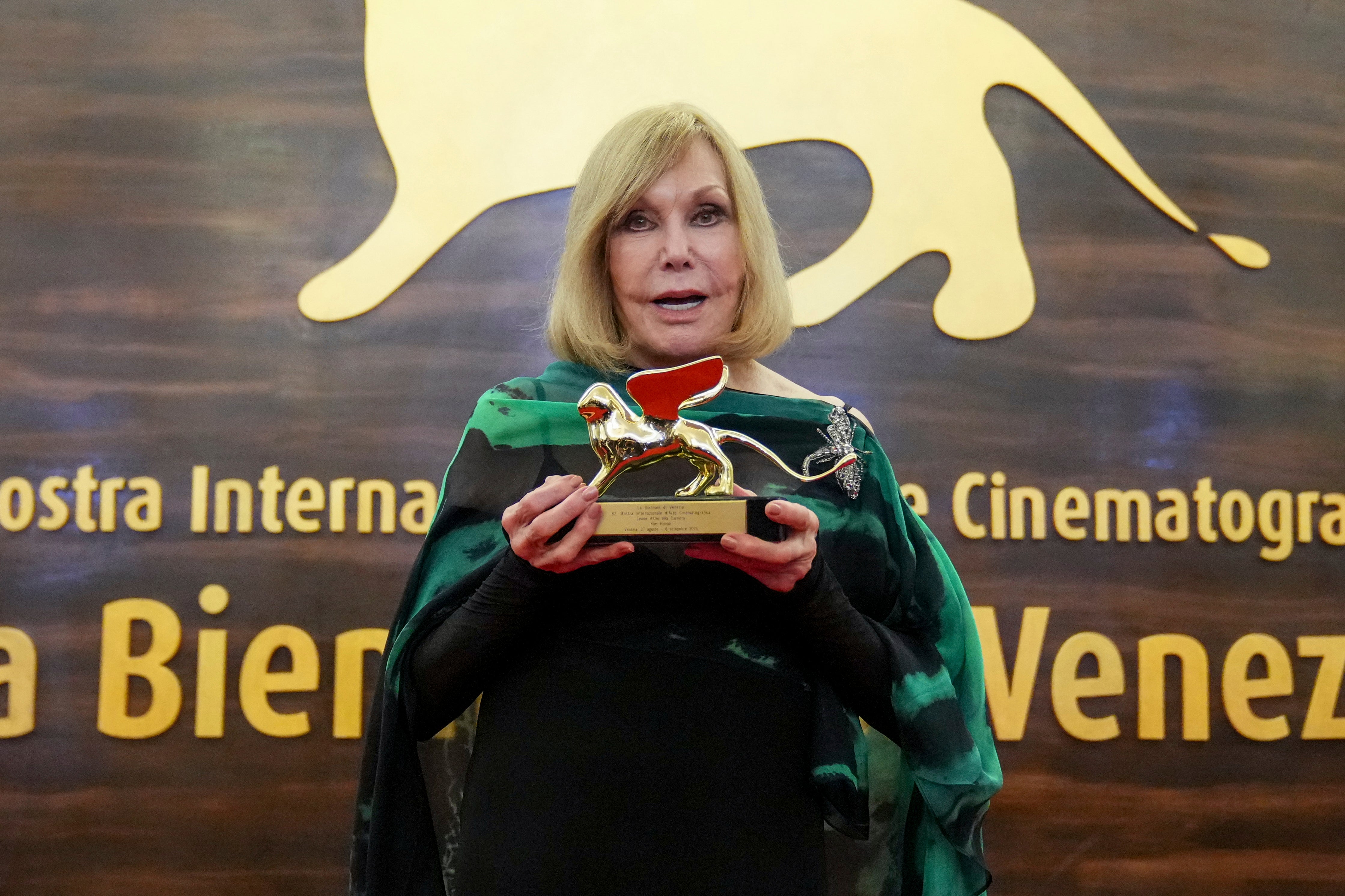 Italy Venice Film Festival Kim Novak Golden Lion