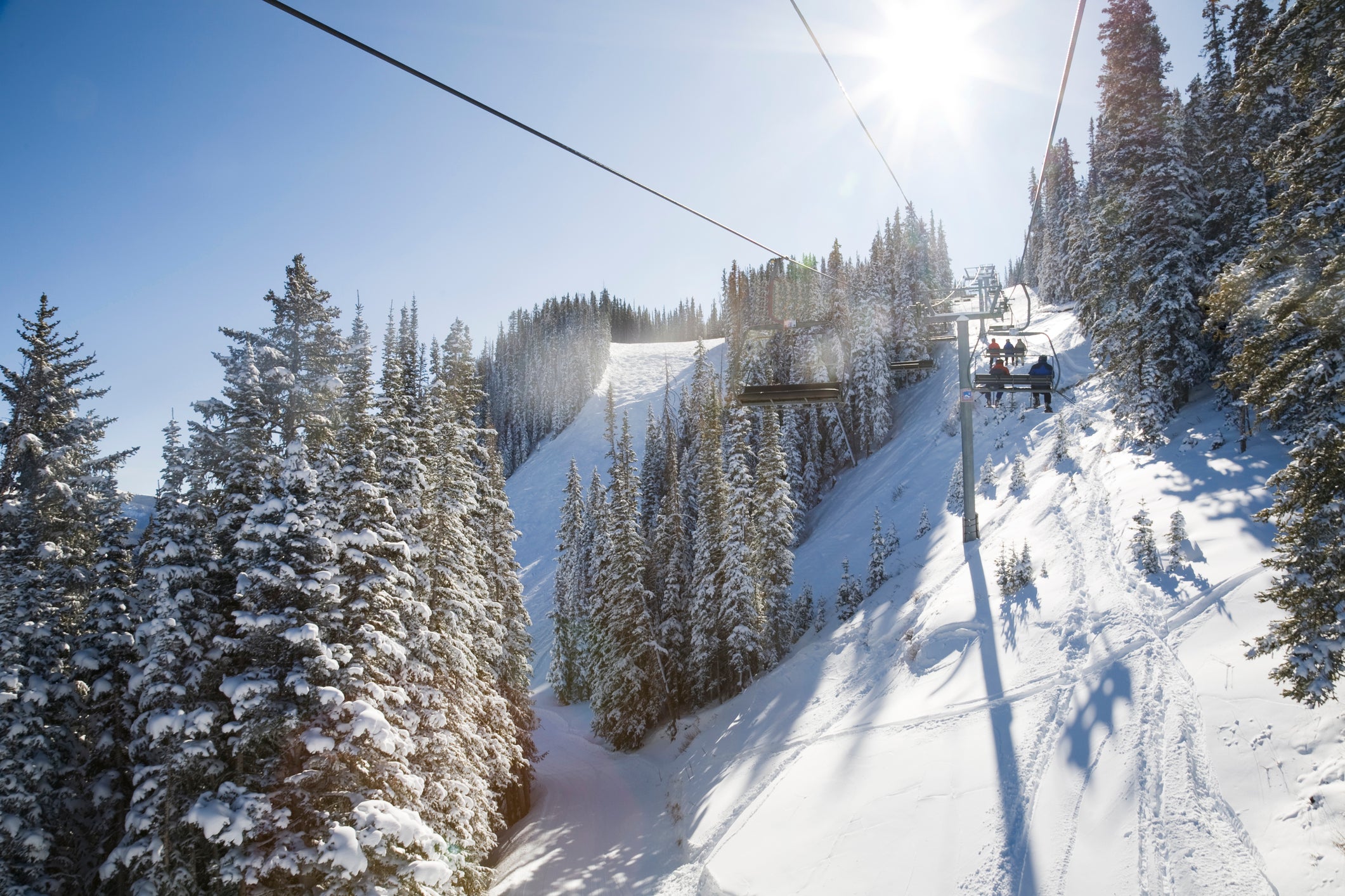 A stock image of a ski lift. A Colorado jury awarded a woman $12.4 million after a fall from a ski lift paralyzed her in 2022