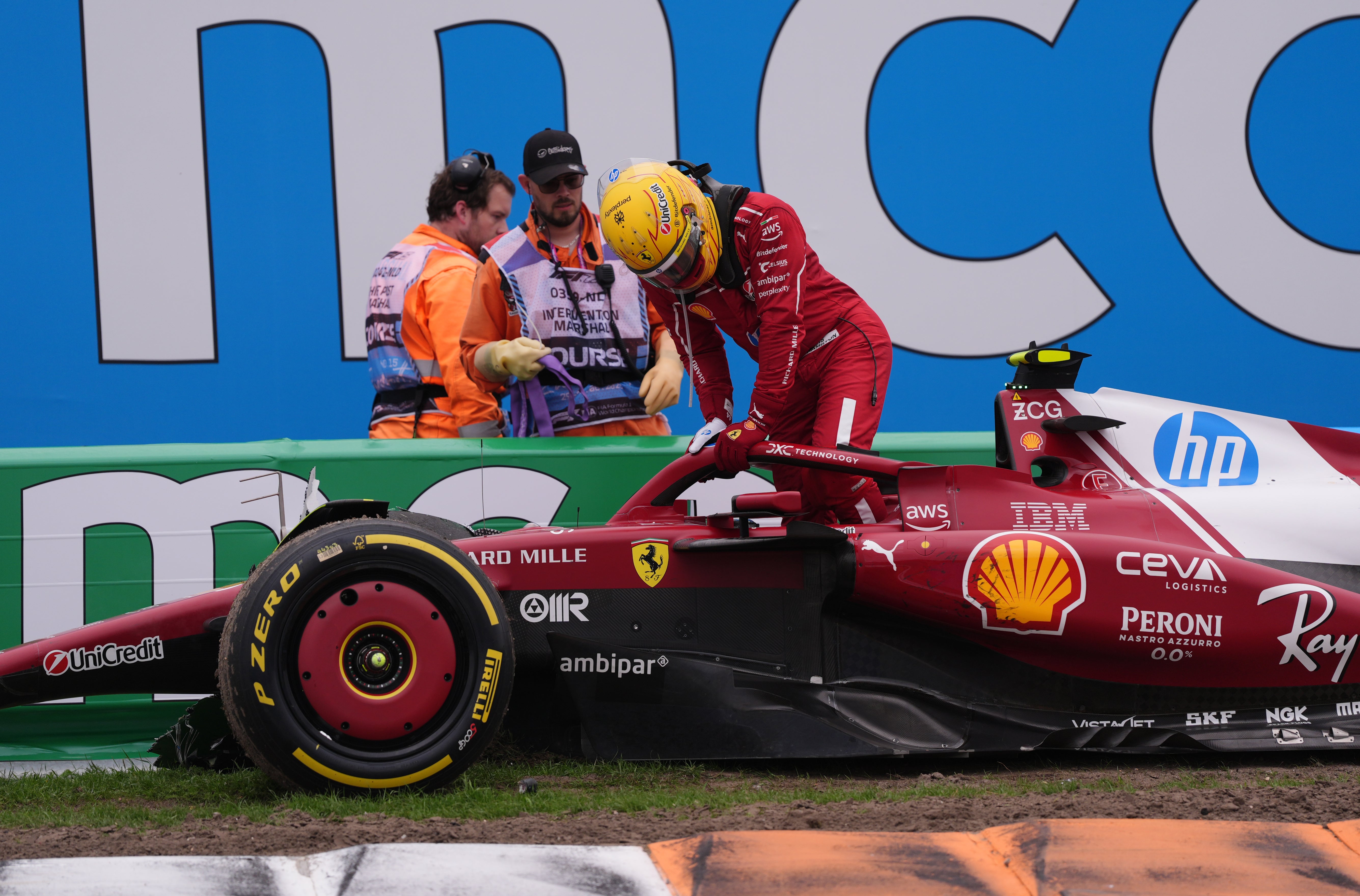 Hamilton crashed out of last weekend’s Dutch Grand Prix (Bradley Collyer/PA)