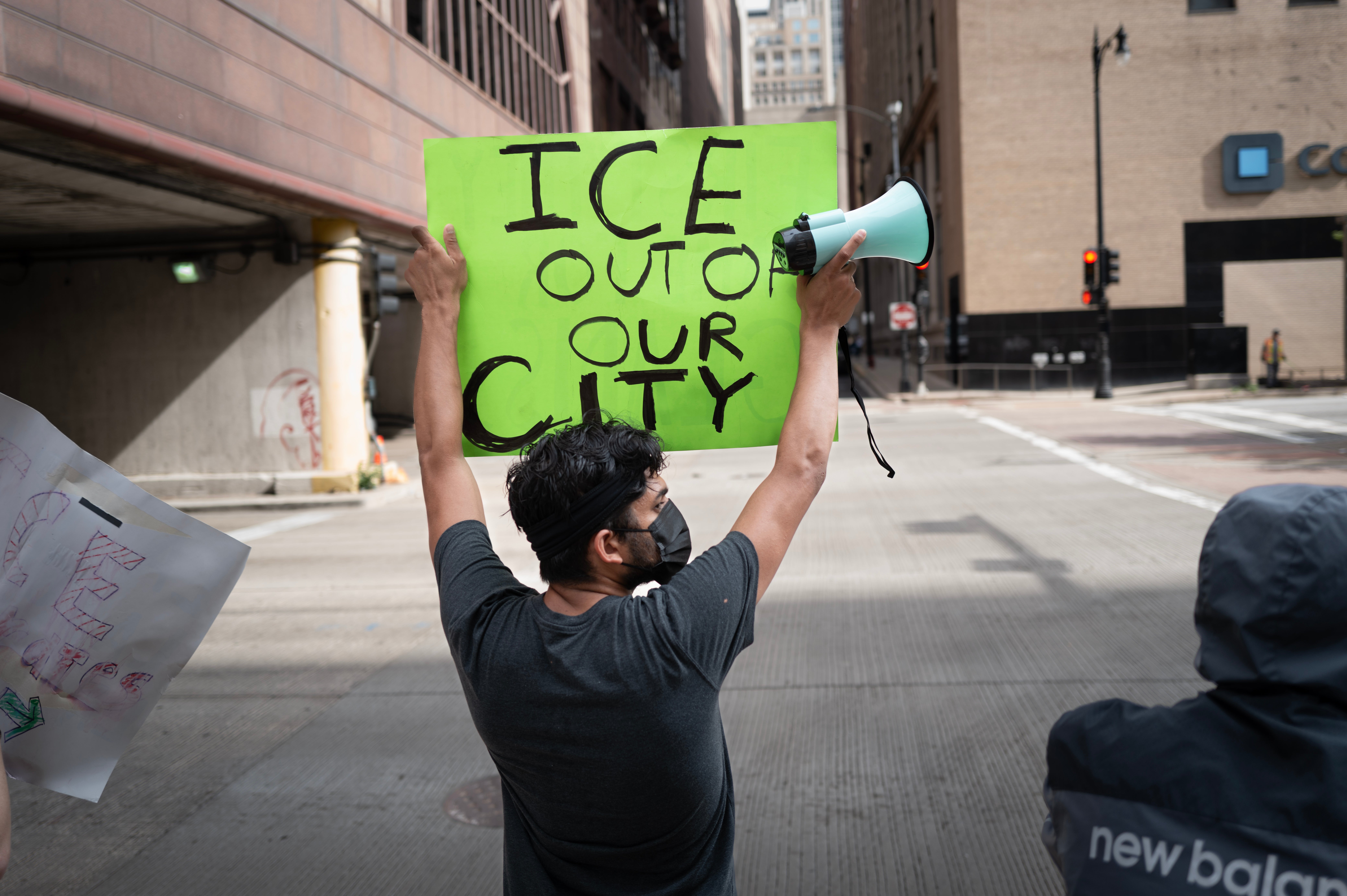 Anti-ICE protests have already begun in Chicago ahead of immigration law enforcement entering the city