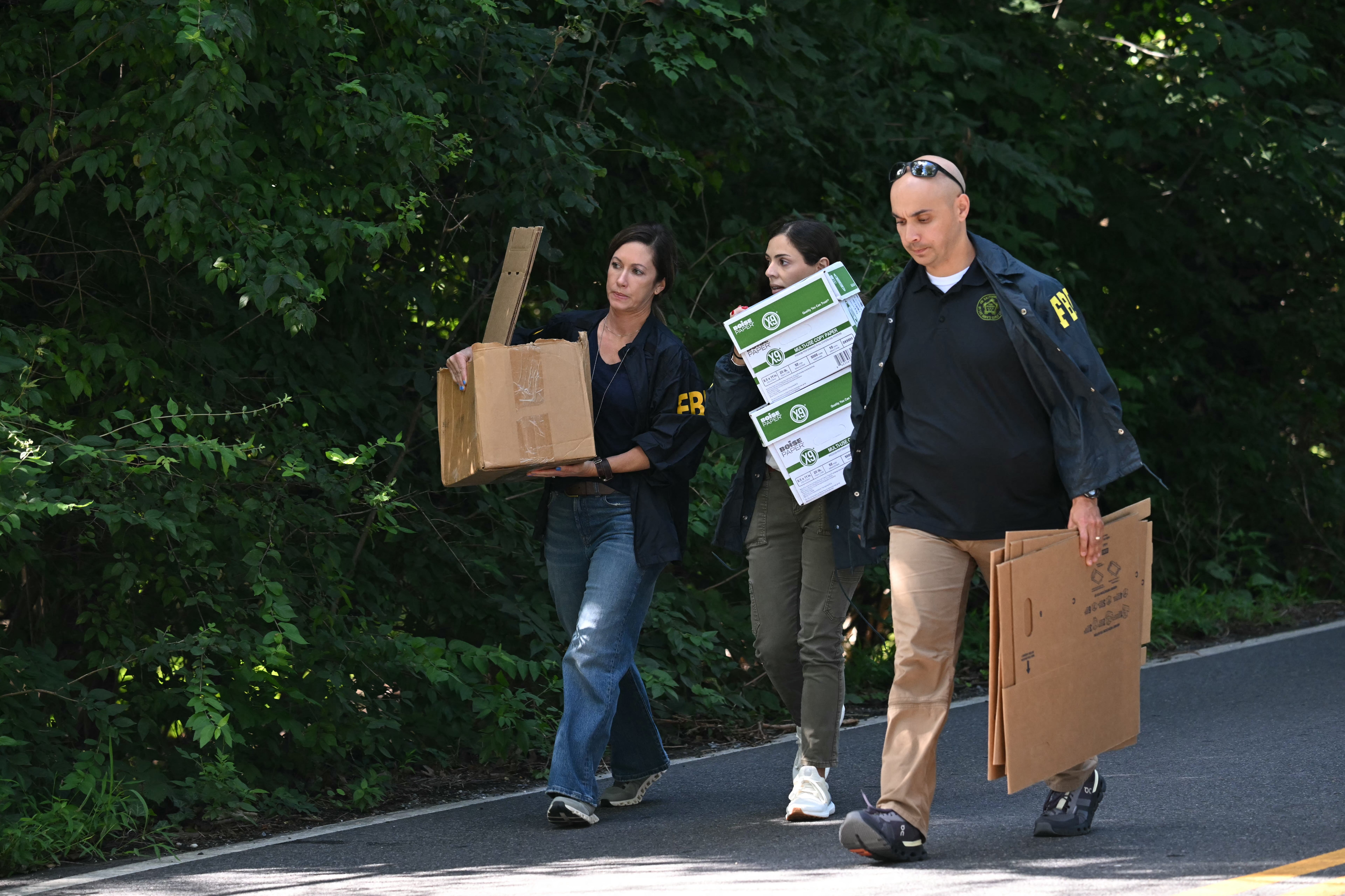 FBI agents seen carrying boxes out of John Bolton’s Maryland home in August