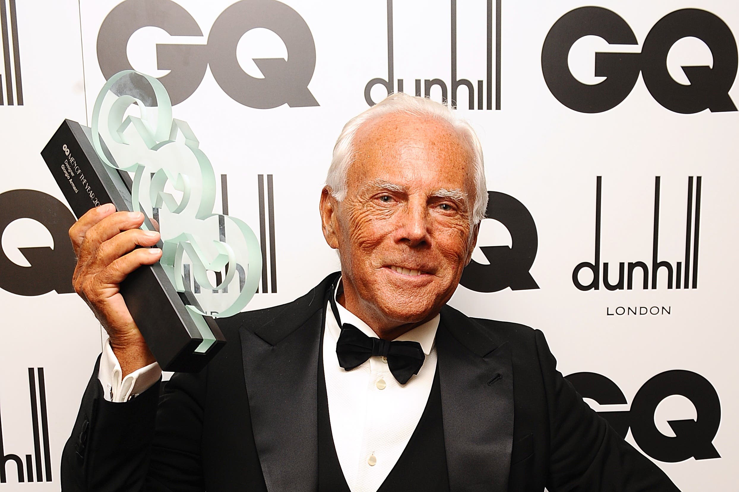 Giorgio Armani (Ian West/PA)