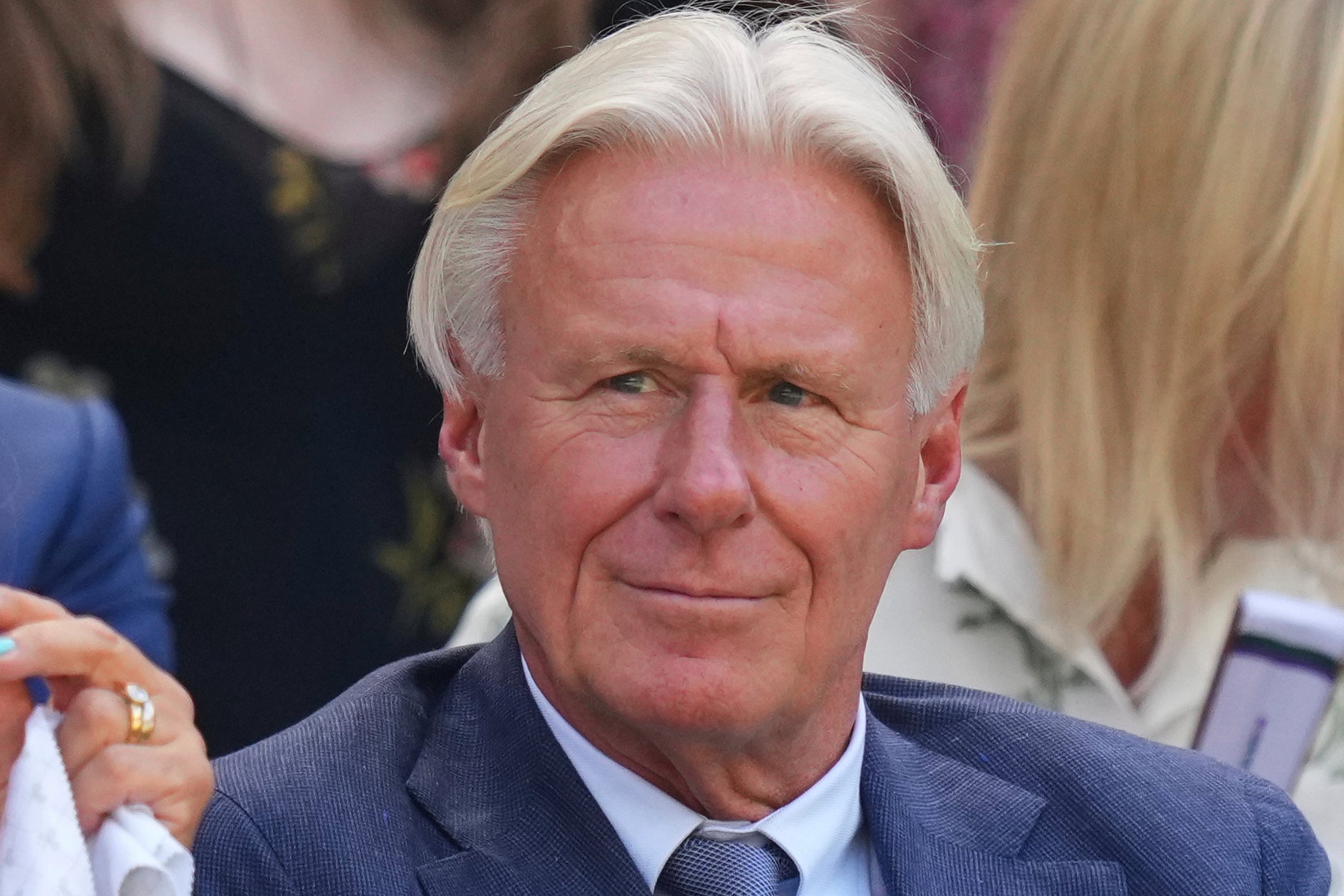 Bjorn Borg made an appearance at this year’s Wimbledon