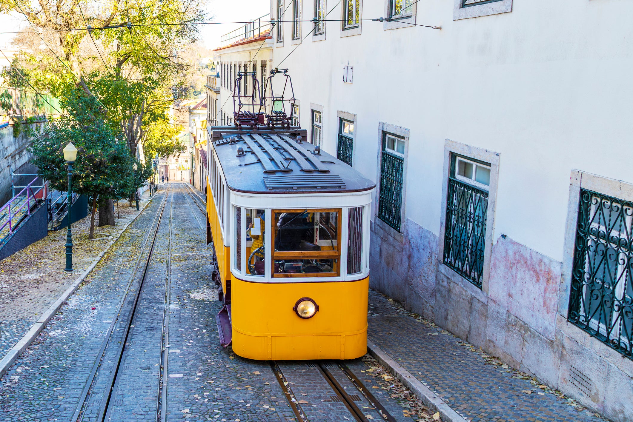 The Elevador da Gloria funicular was opened in 1885 and has long been a popular tourist attraction in Lisbon
