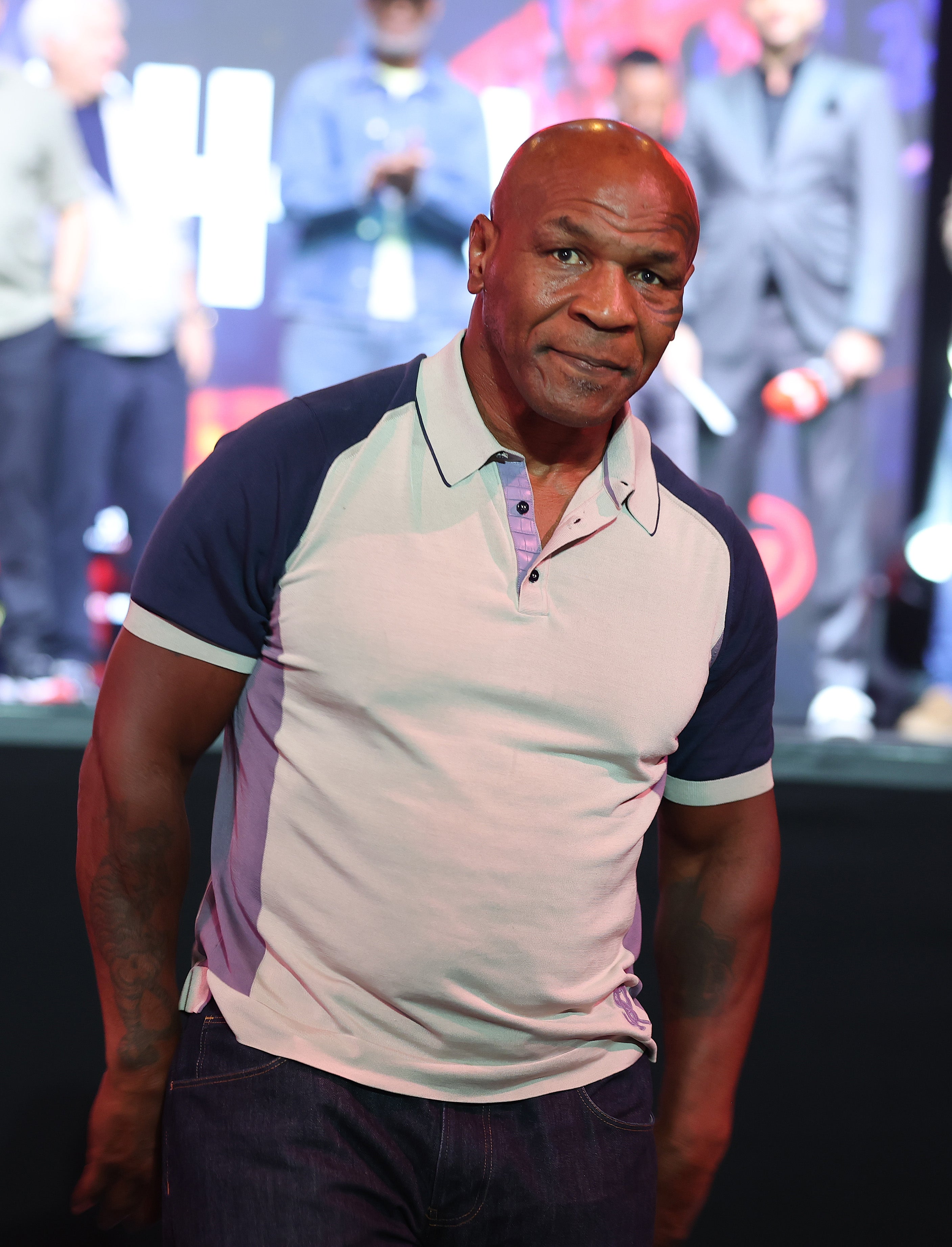 Legendary boxers Mike Tyson, pictured, and Floyd Mayweather have agreed to a fight in 2026