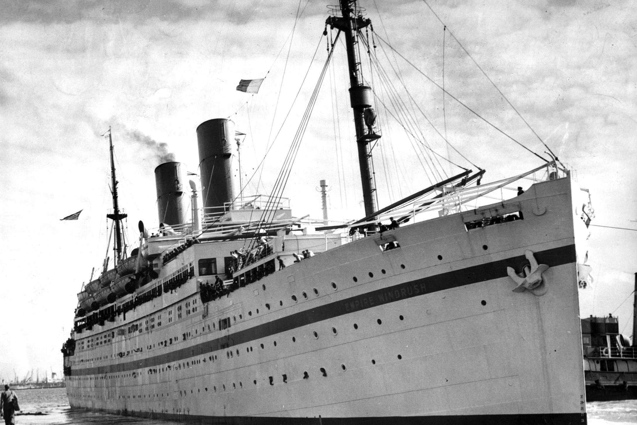 The Empire Windrush landed at Tilbury Docks in Essex in 1948 (PA Archive/PA)